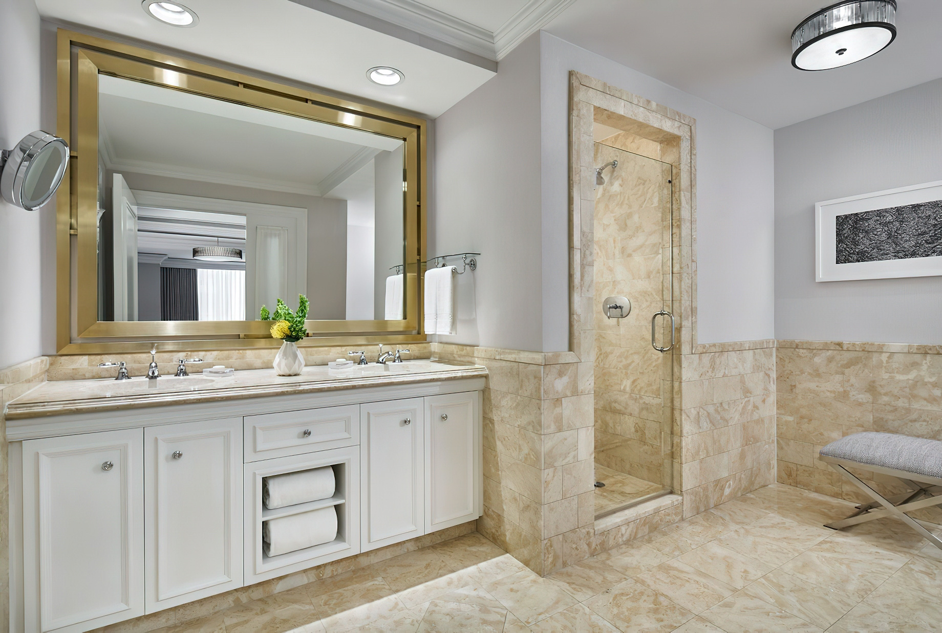 The Ritz-Carlton Washington, D.C. Hotel – Washington, D.C. USA – Presidential Suite Bathroom