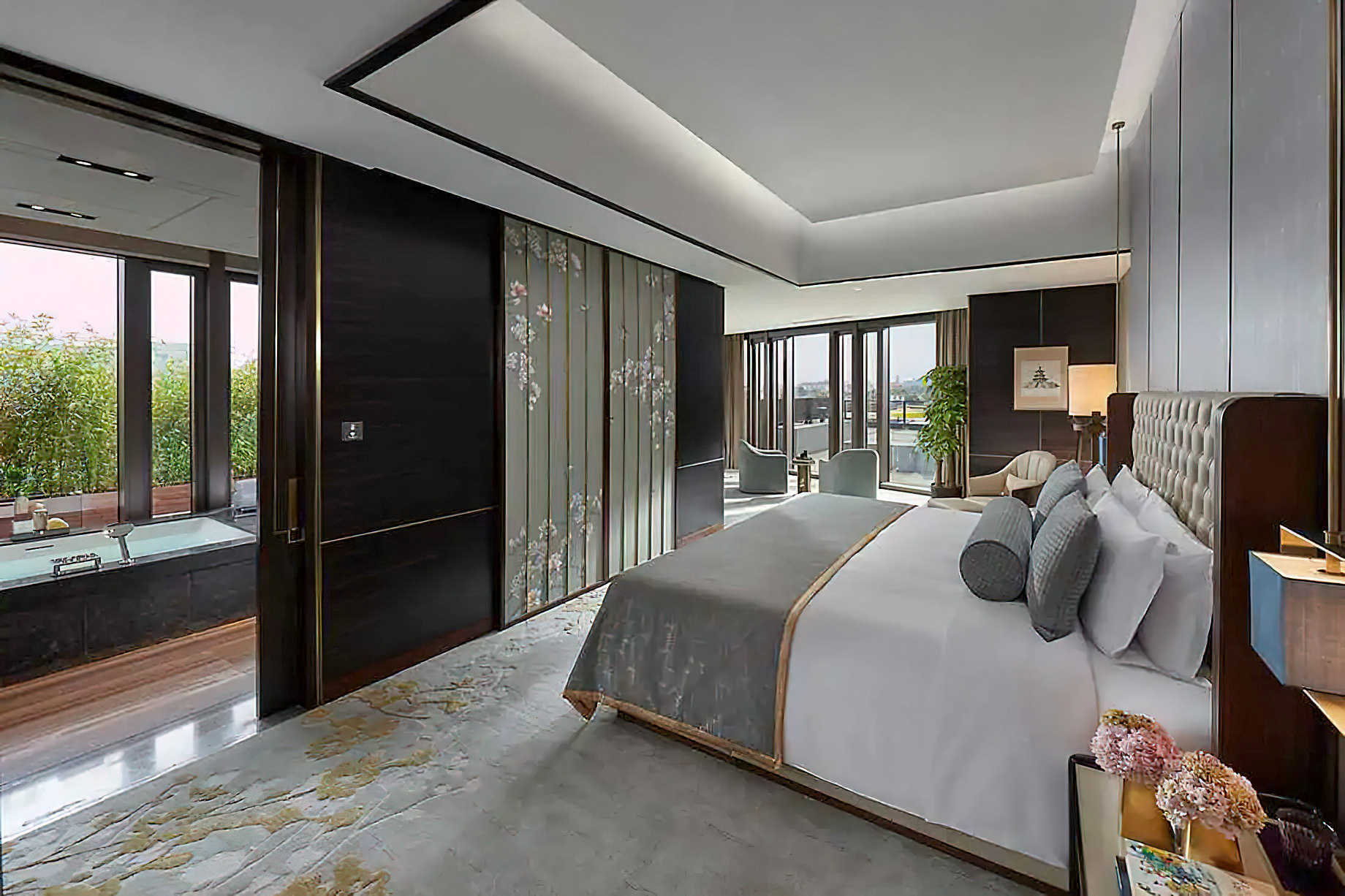 Mandarin Oriental Wangfujing, Beijing Hotel – Beijing, China – Presidential Suite Bedroom