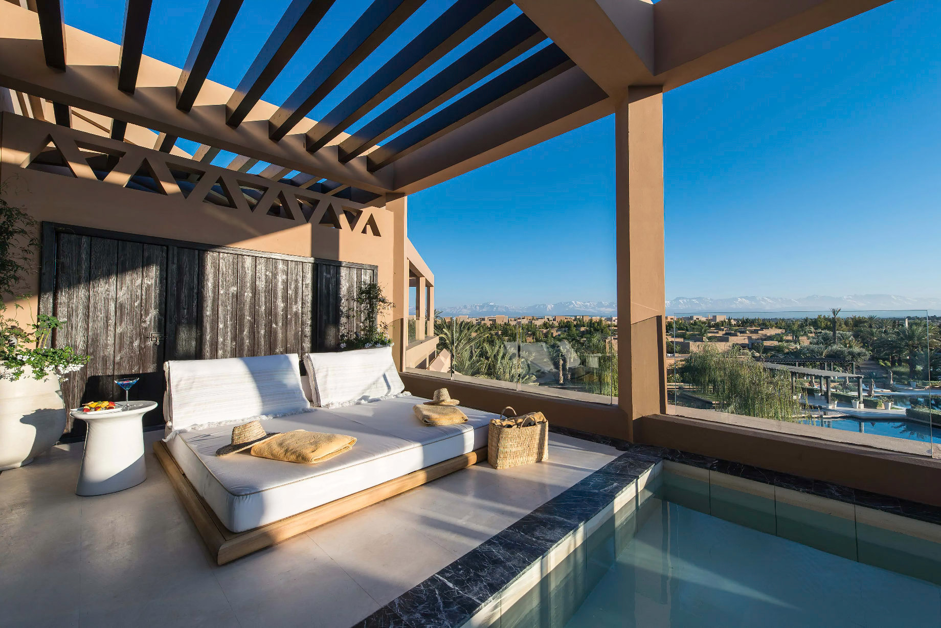 Mandarin Oriental, Marrakech Hotel – Marrakech, Morocco – Penthouse Terrace View