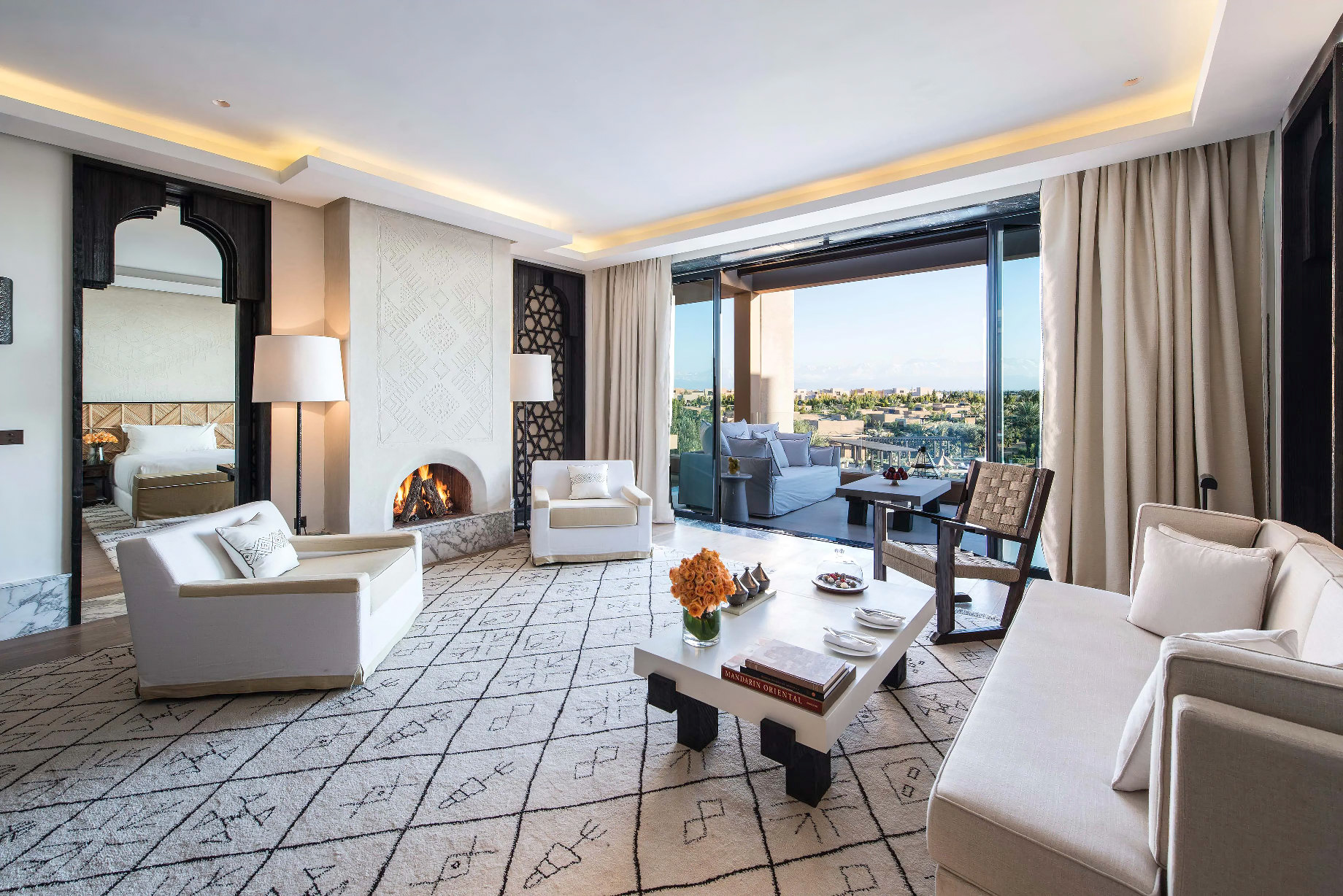 Mandarin Oriental, Marrakech Hotel – Marrakech, Morocco – Royal Suite Living Room