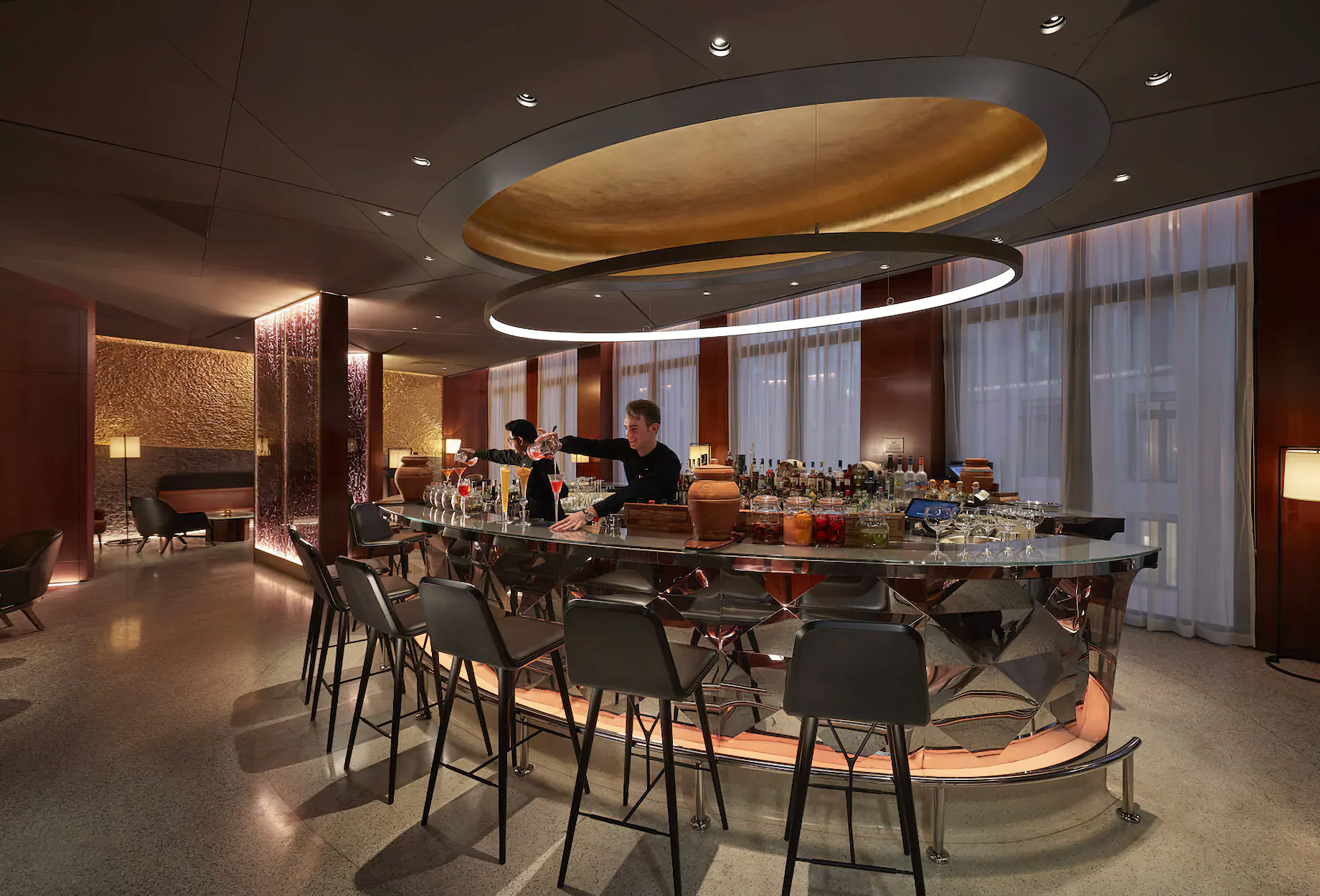 Mandarin Oriental, Doha Hotel Doha, Qatar Ambar Restaurant and Bar