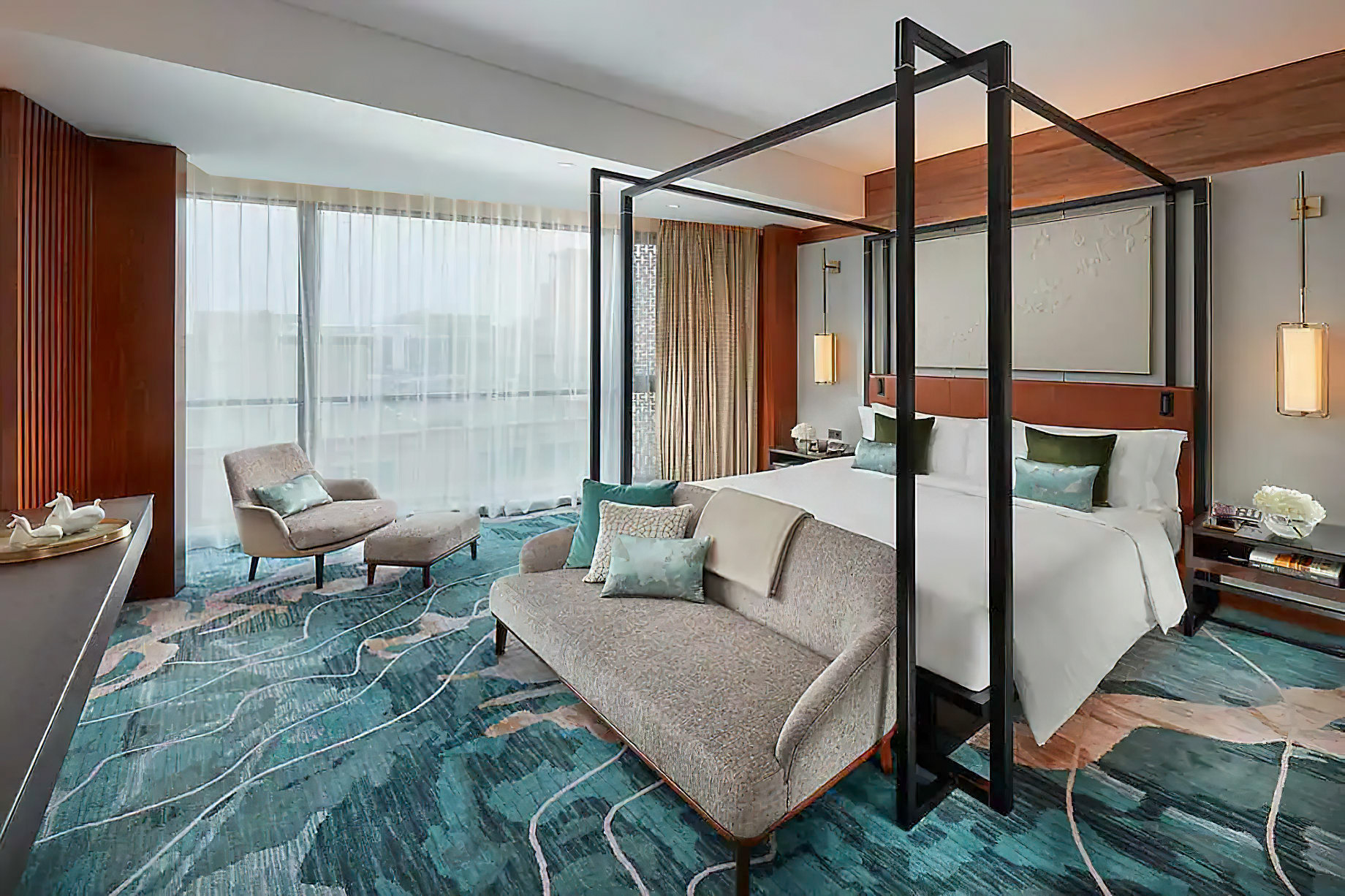 Mandarin Oriental Wangfujing, Beijing Hotel – Beijing, China – Oriental Suite Bedroom