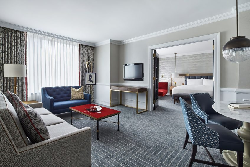 The Ritz-Carlton Washington, D.C. Hotel - Washington, D.C. USA - One Bedroom Suite Living Room