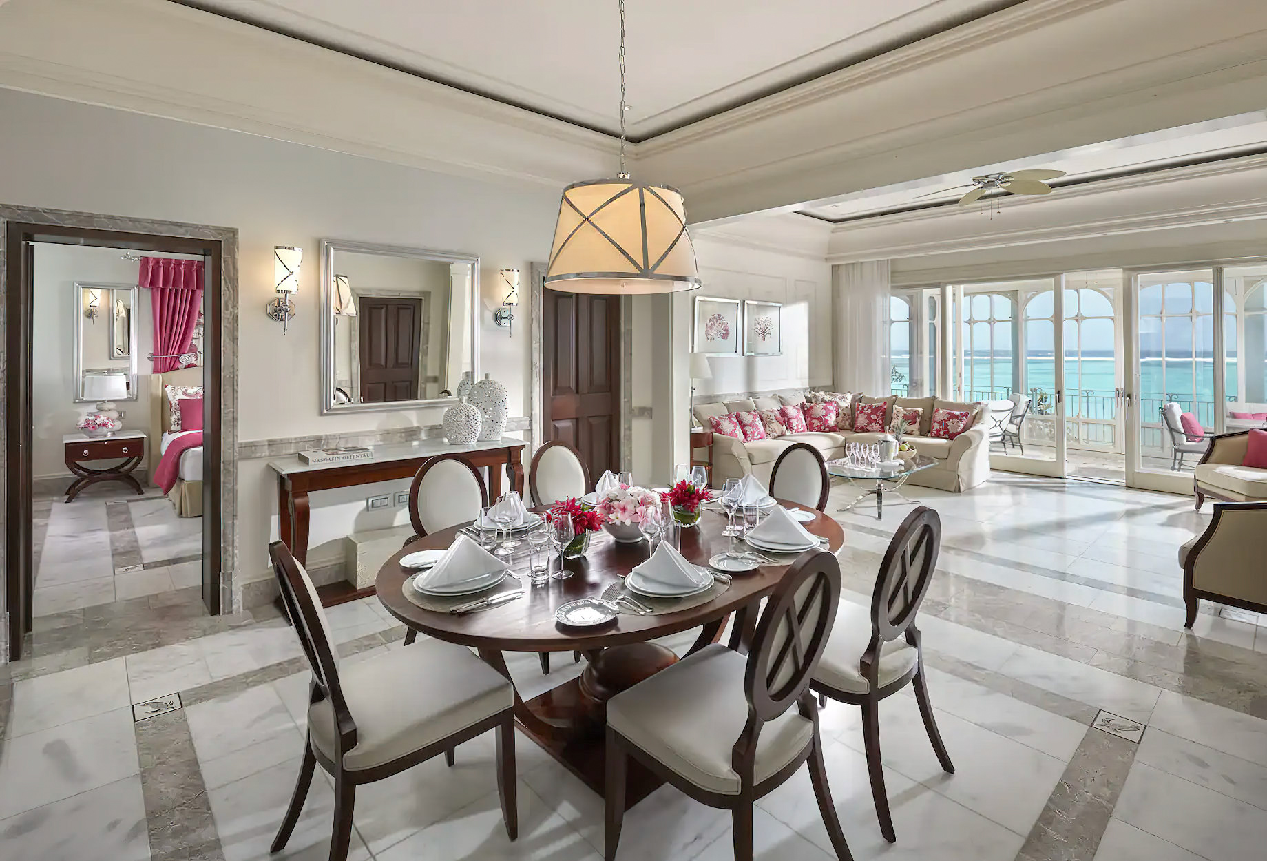 Mandarin Oriental, Canouan Island Resort - Saint Vincent and the Grenadines - Two Bedroom Oceanview Suite Living Room