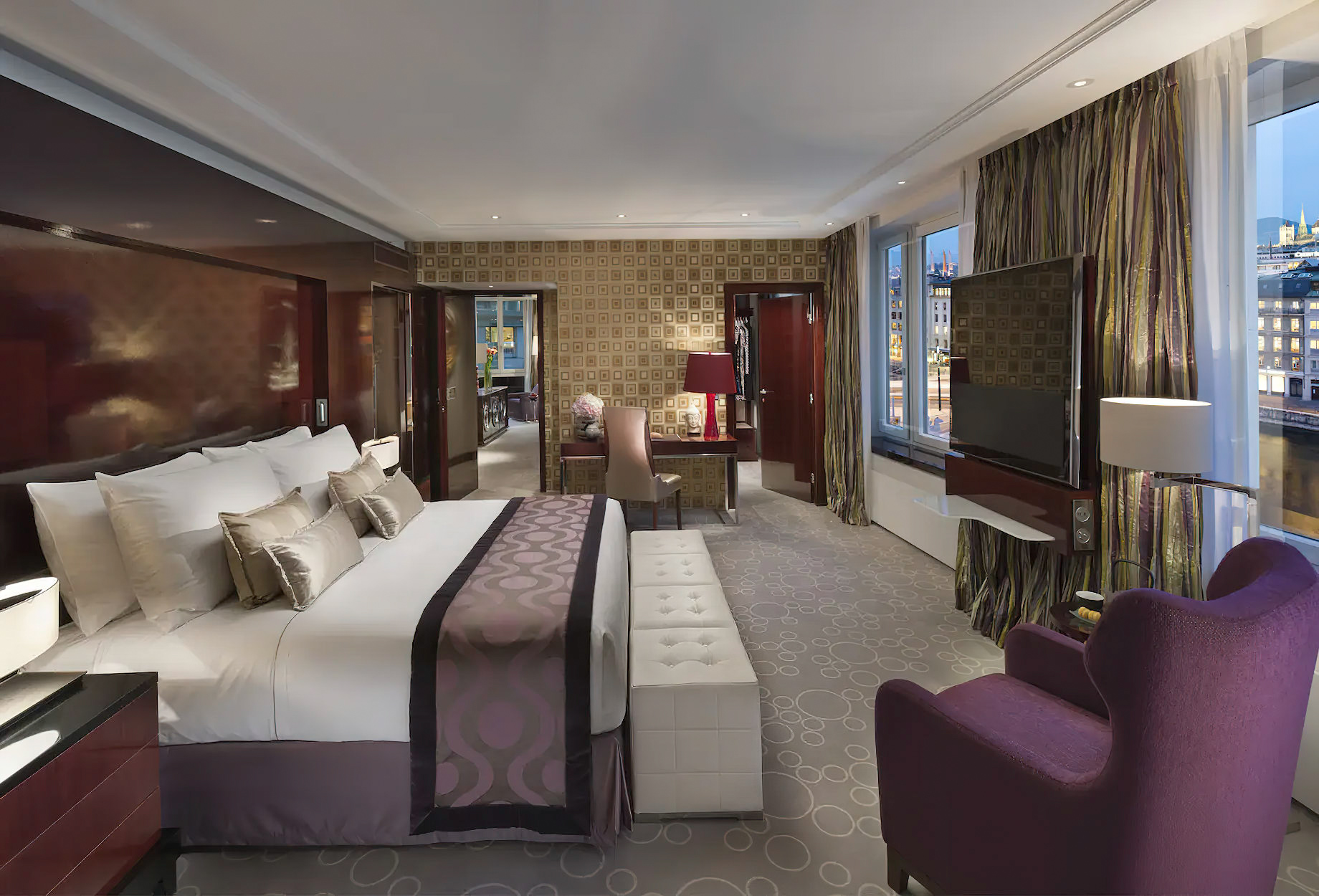 Mandarin Oriental, Geneva Hotel - Geneva, Switzerland - Royal Suite Bedroom