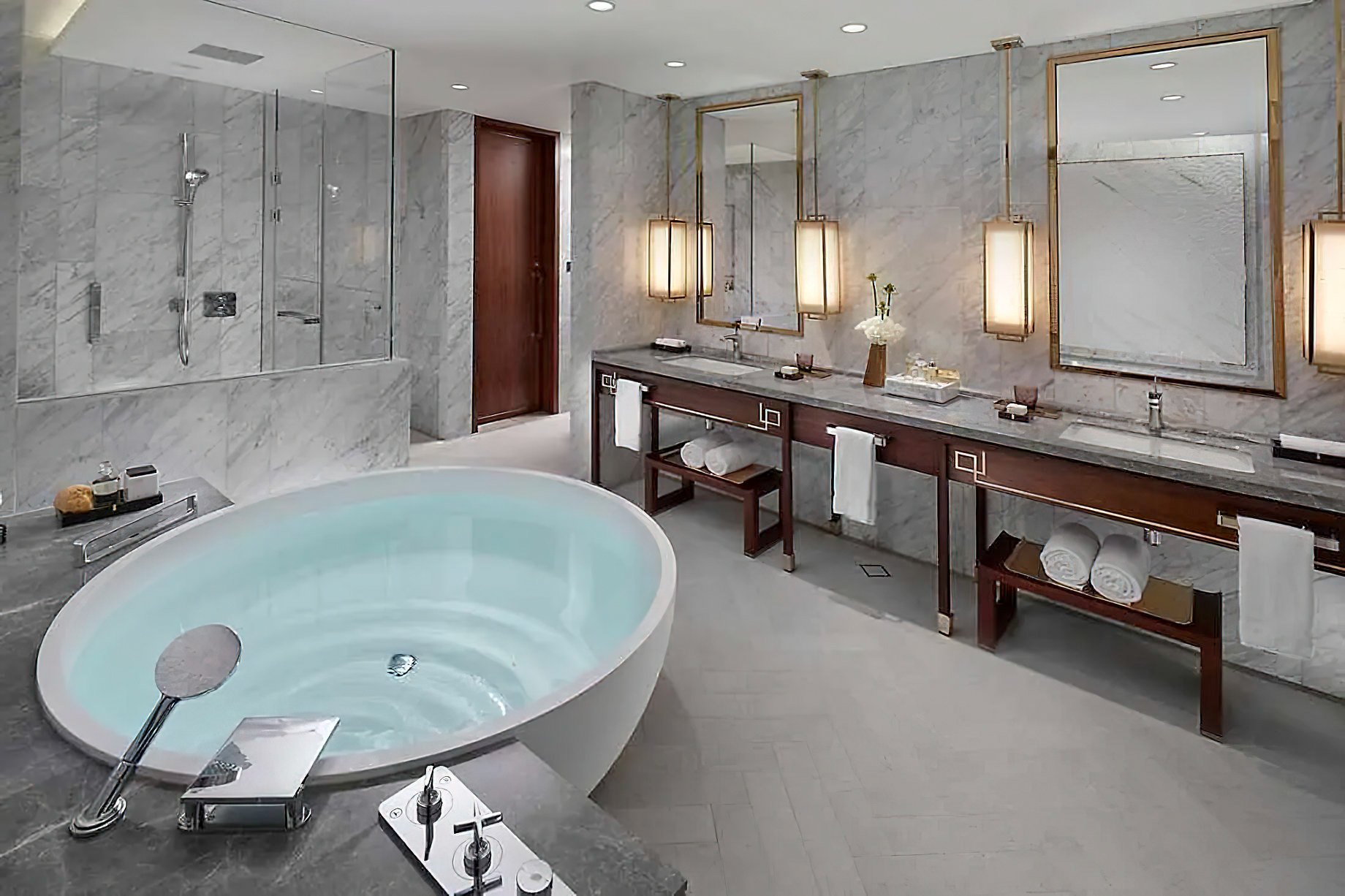 Mandarin Oriental Wangfujing, Beijing Hotel - Beijing, China - Oriental Suite Bathroom