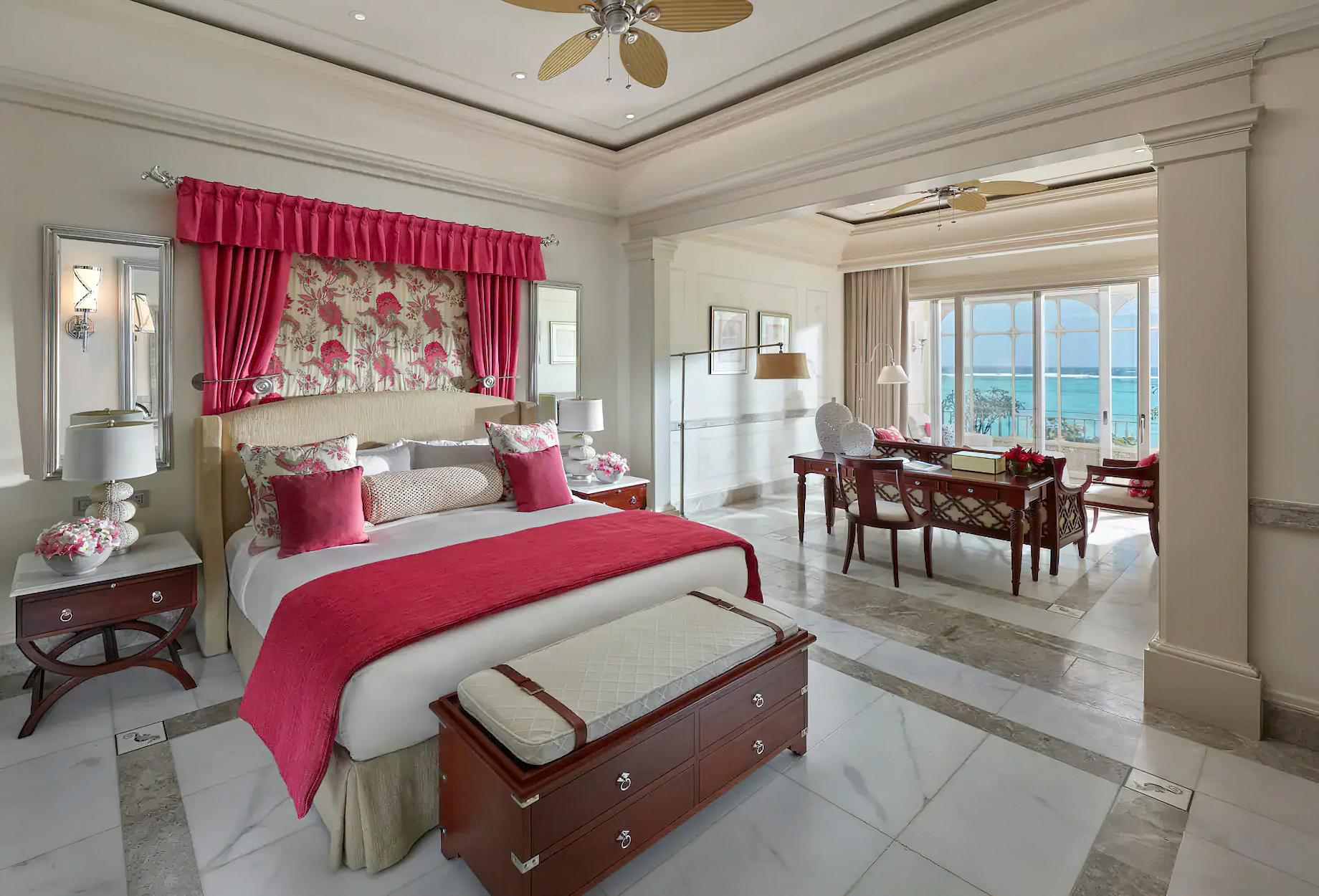 Mandarin Oriental, Canouan Island Resort – Saint Vincent and the Grenadines – Two Bedroom Oceanview Suite Bedroom