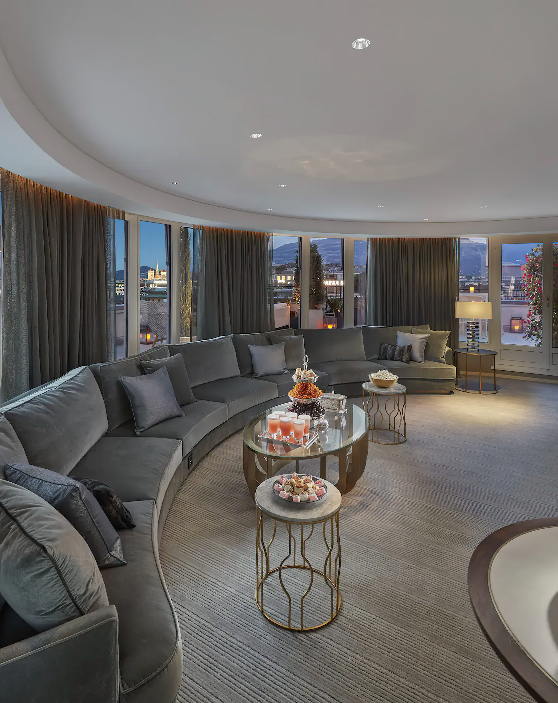 Mandarin Oriental, Geneva Hotel - Geneva, Switzerland - Royal Penthouse Entertainment Room