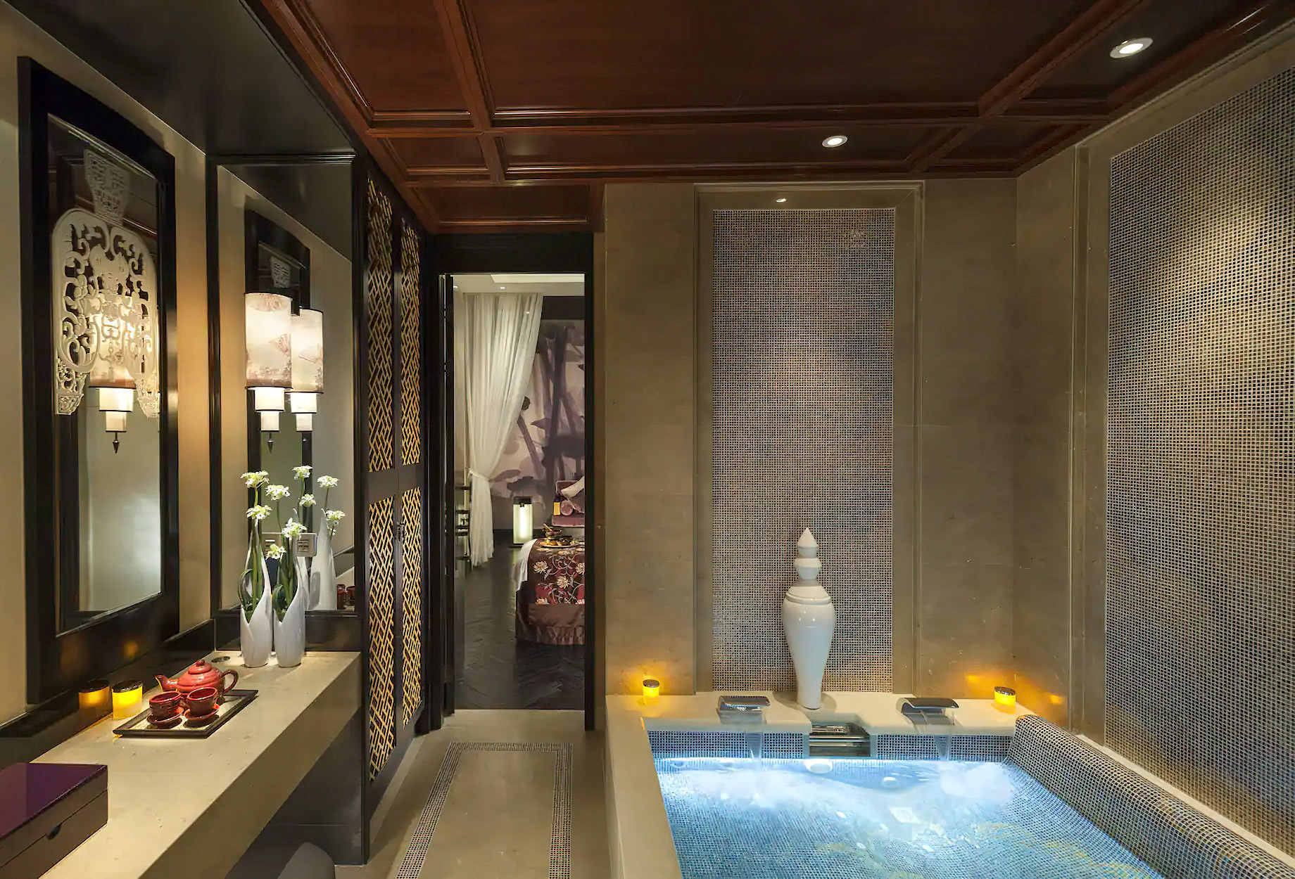 Mandarin Oriental, Guangzhou Hotel - Guangzhou, China - Spa Couple Suite Wet Facilities