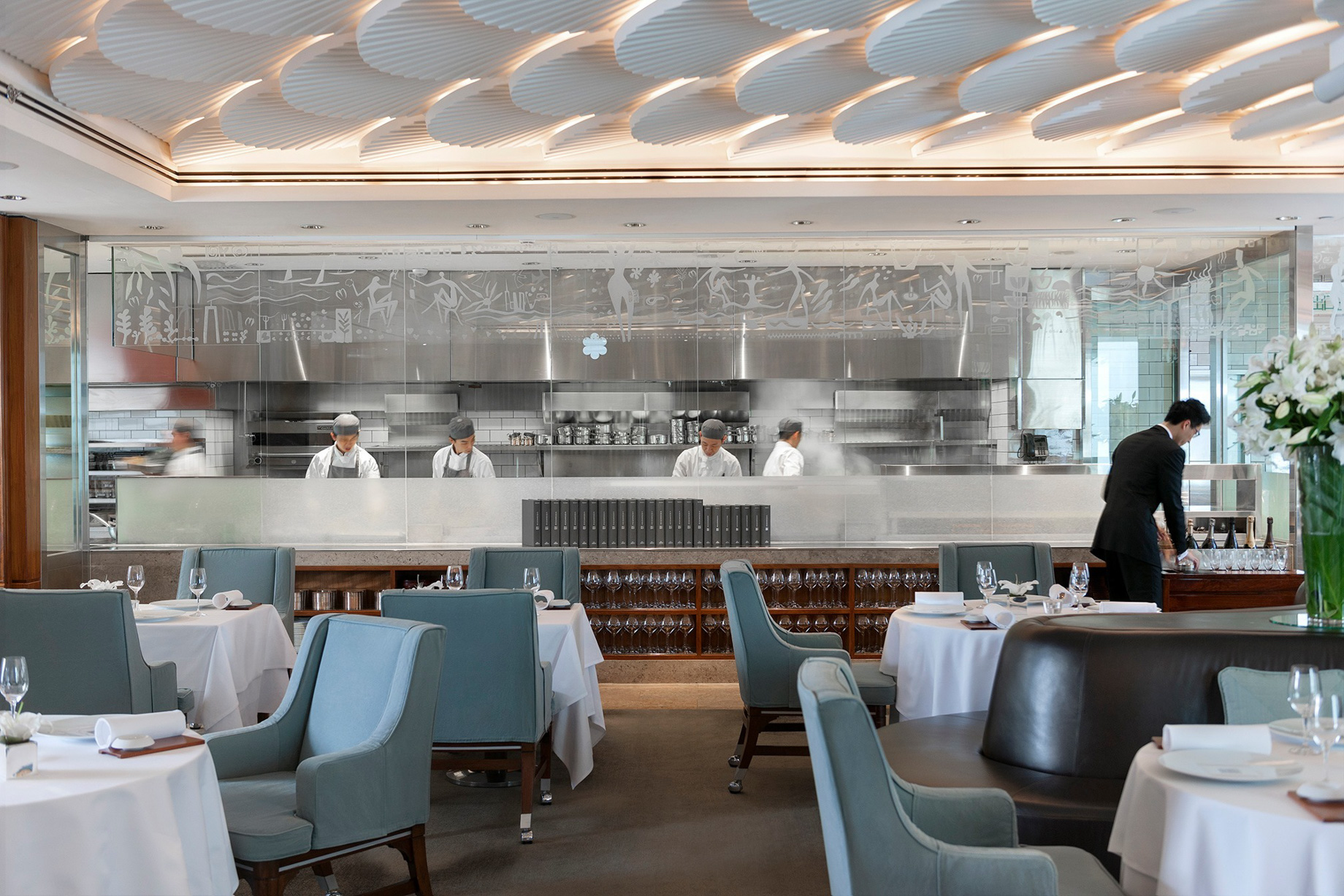 Mandarin Oriental, Hong Kong Hotel – Hong Kong, China – Mandarin Grill and Bar Chefs