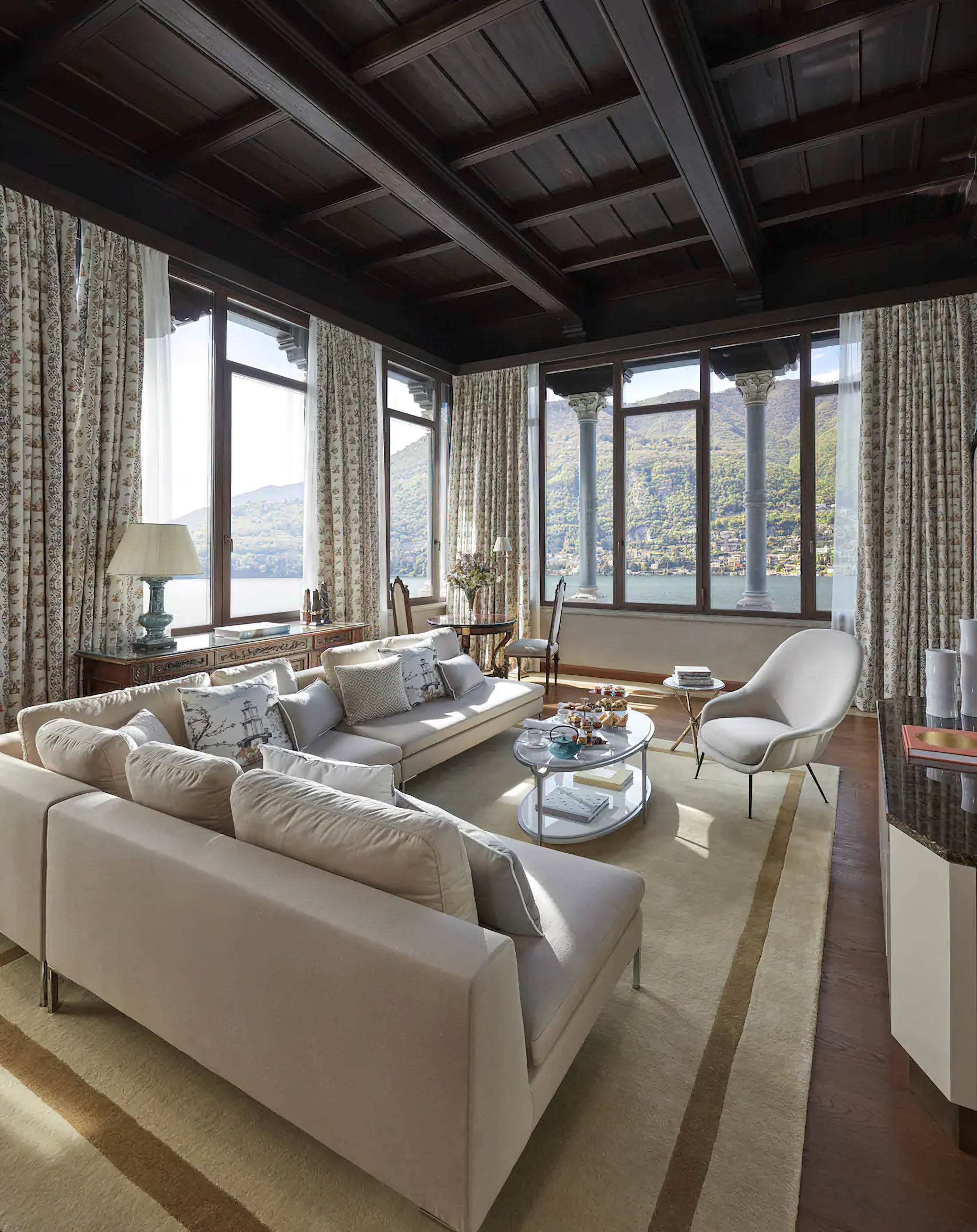 Mandarin Oriental, Lago di Como Hotel – Lake Como, Italy – Penthouse Suite Living Room