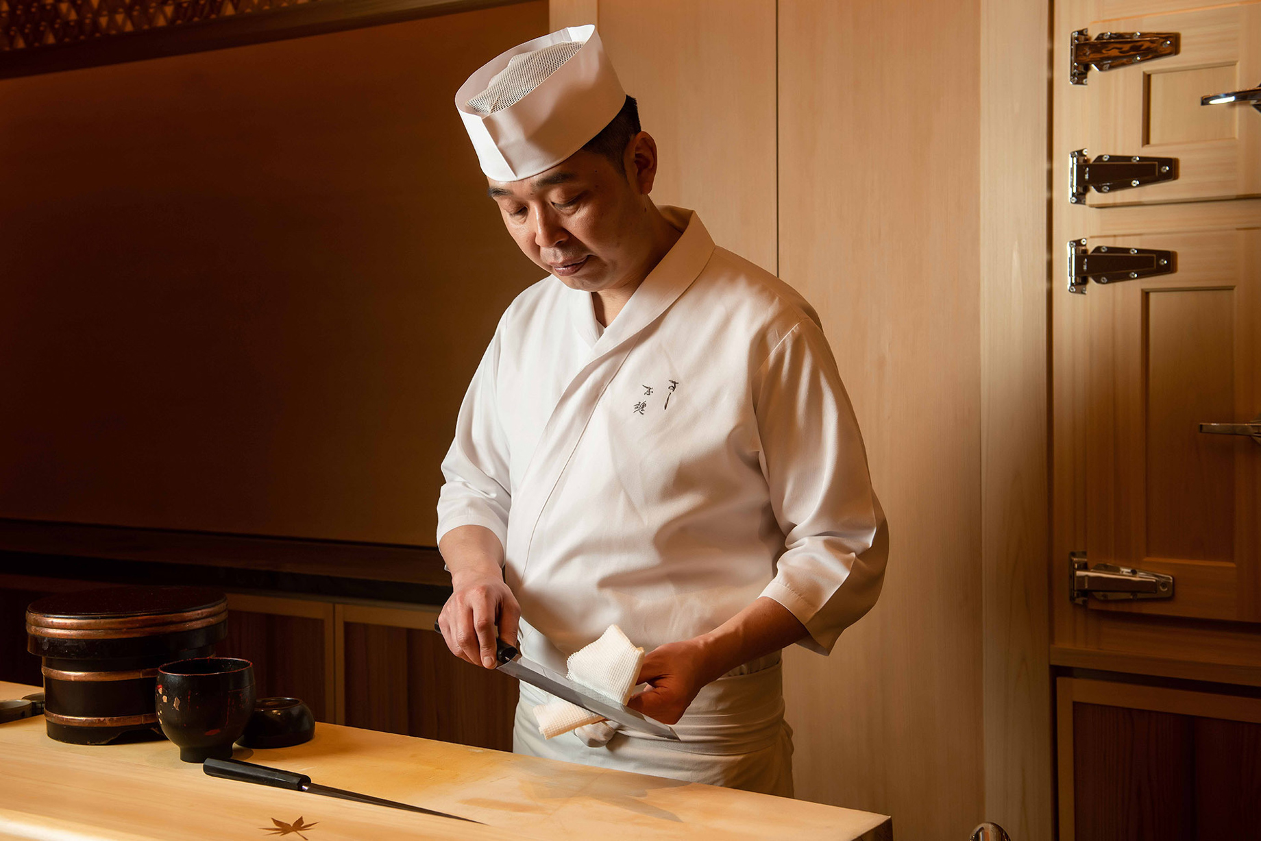 The Landmark Mandarin Oriental, Hong Kong Hotel - Hong Kong, China - Sushi Shikon Restaurant Chef