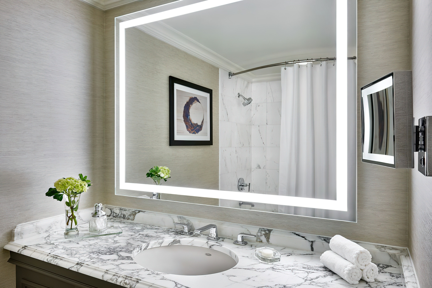 The Ritz-Carlton, Tysons Corner Hotel – McLean, VA, USA – Guest Room Bathroom
