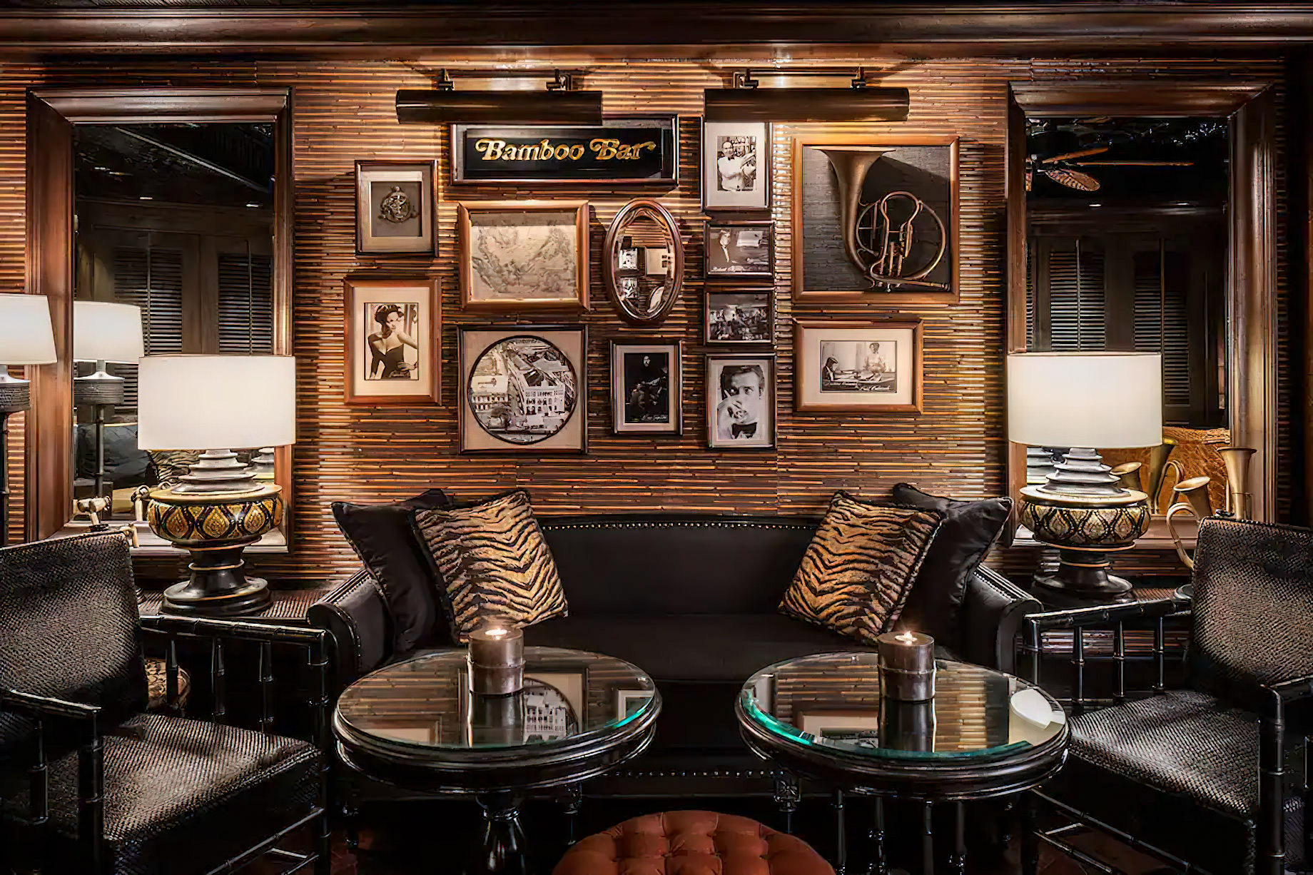 Mandarin Oriental, Bangkok Hotel – Bangkok, Thailand – The Bamboo Bar Decor