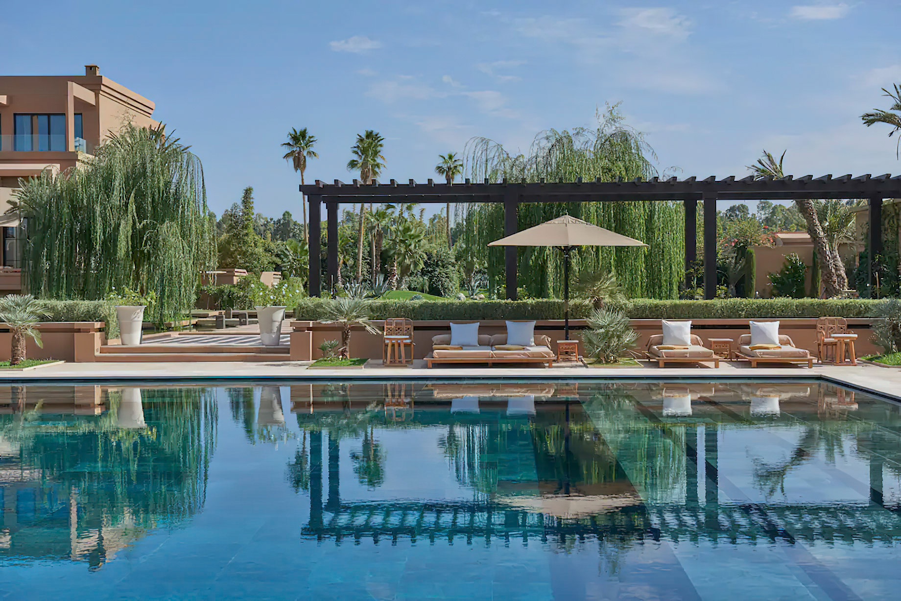 Mandarin Oriental, Marrakech Hotel – Marrakech, Morocco – Outdoor Pool Deck