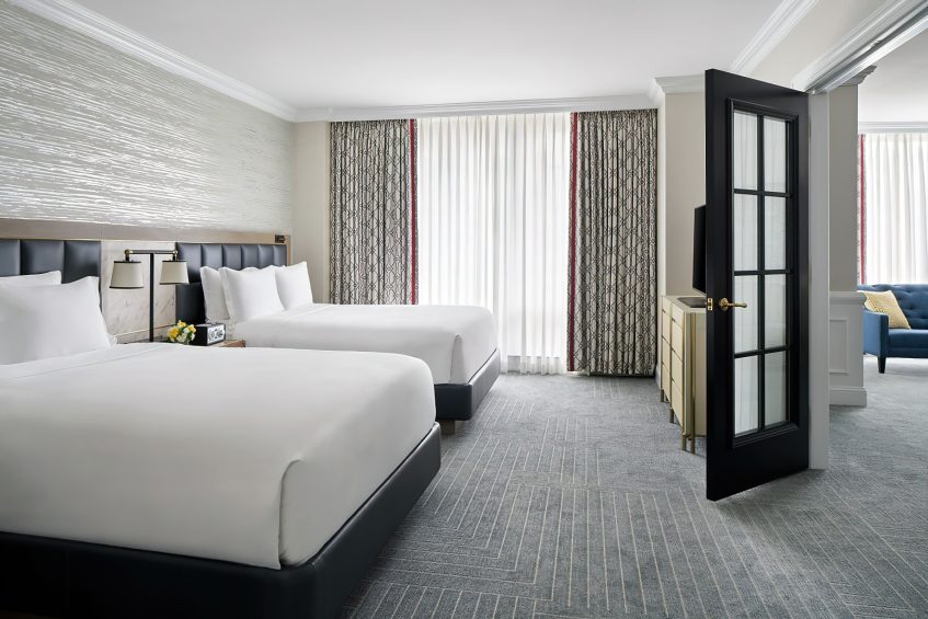 The Ritz-Carlton Washington, D.C. Hotel - Washington, D.C. USA - One Bedroom Suite Bedroom Double