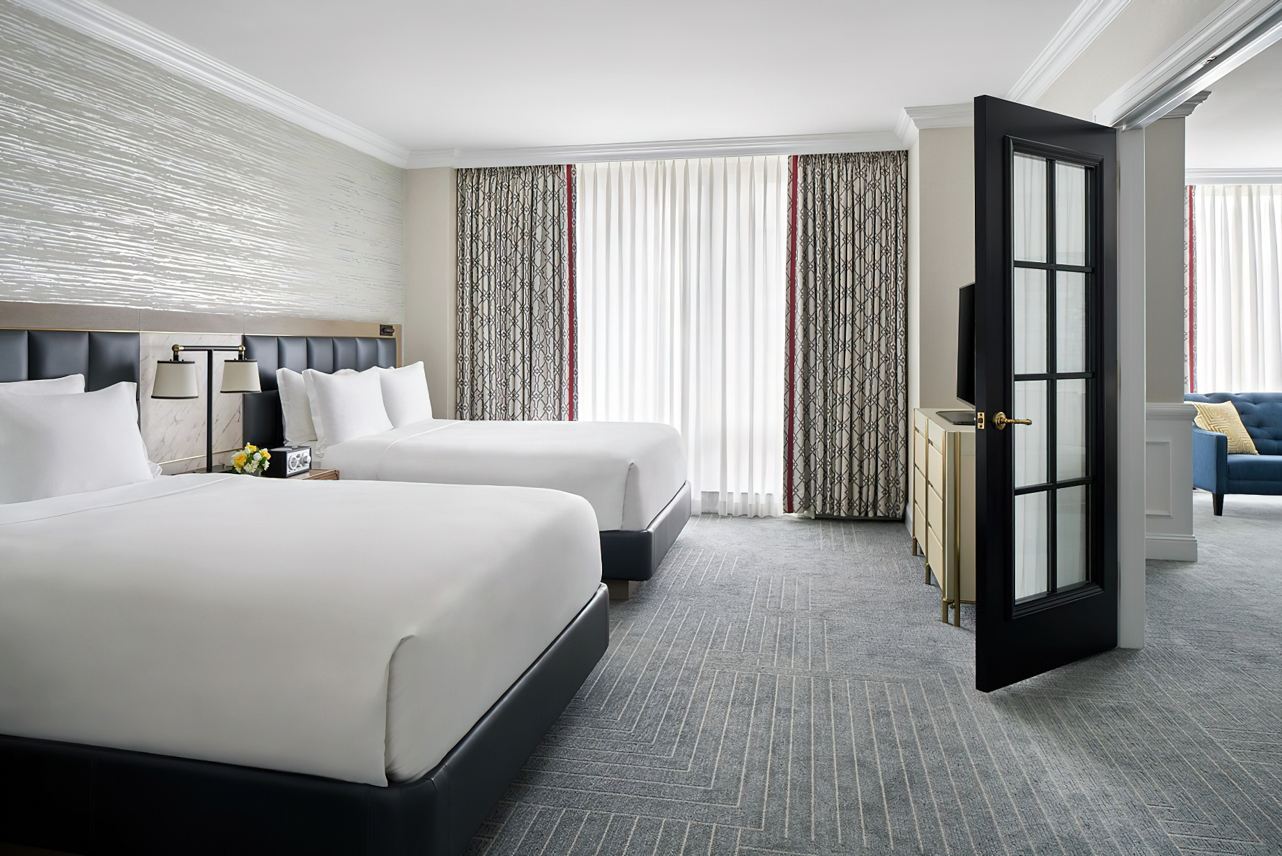 The Ritz-Carlton Washington, D.C. Hotel – Washington, D.C. USA – One Bedroom Suite Bedroom Double