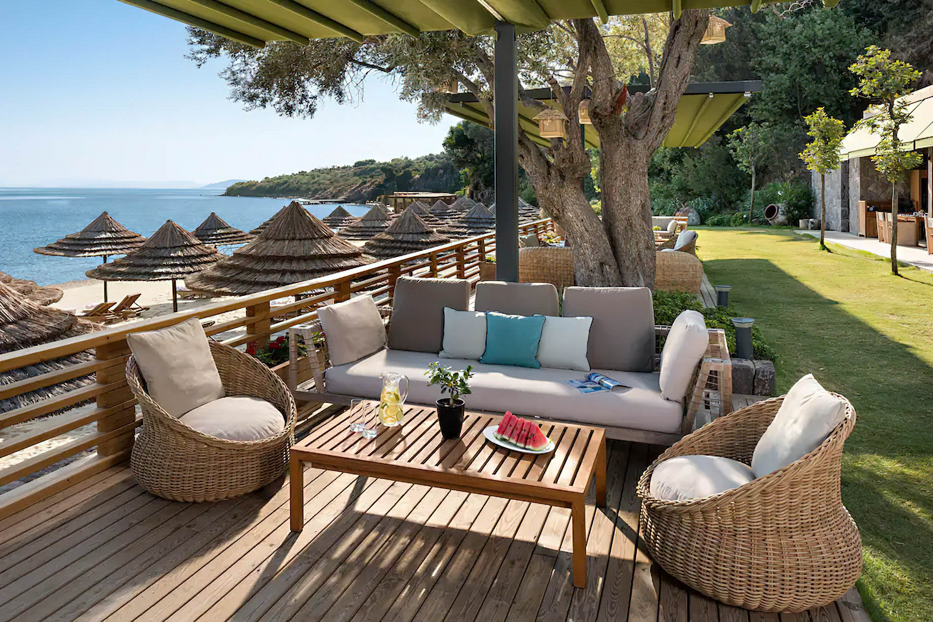 Mandarin Oriental, Bodrum Hotel - Bodrum, Turkey - Blue Beach Club and Bar Restaurant