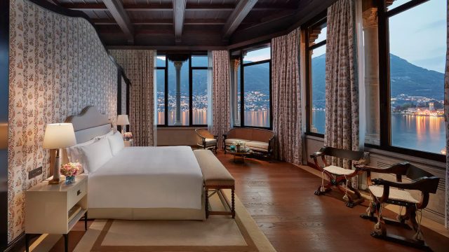 Mandarin Oriental, Lago di Como Hotel - Lake Como, Italy - Penthouse Suite Bedroom