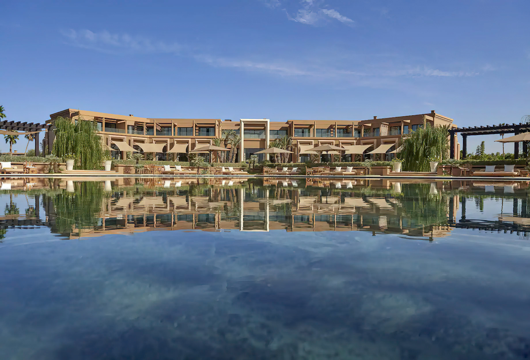 Mandarin Oriental, Marrakech Hotel - Marrakech, Morocco - Hotel Exterior Pool View