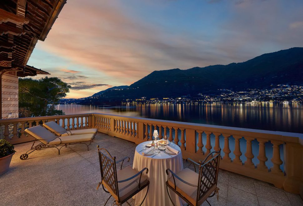 Mandarin Oriental, Lago di Como Hotel - Lake Como, Italy - Vista Lago Duplex Terrace Suite Night