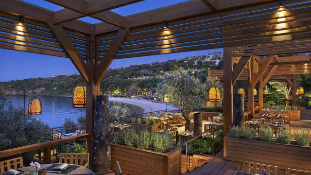 Mandarin Oriental, Bodrum Hotel - Bodrum, Turkey - Kurochan by IOKI Restaurant Terrace Night