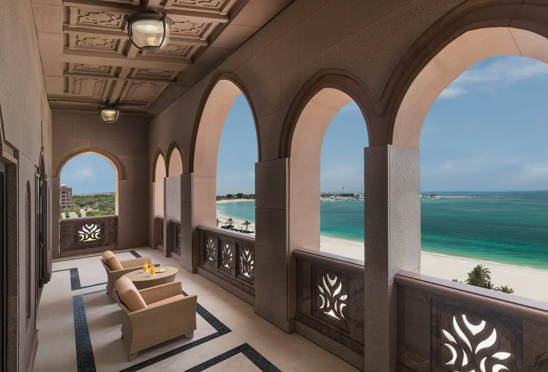 Emirates Palace Abu Dhabi Hotel – Abu Dhabi, UAE – Royal Suite Balcony