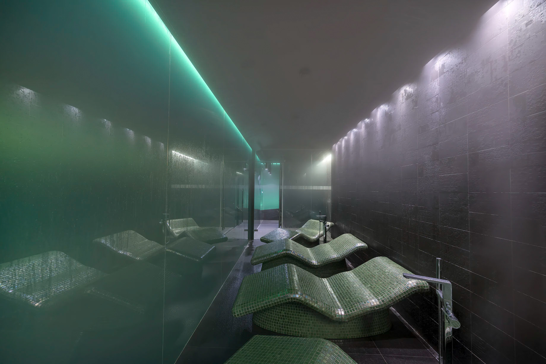 Mandarin Oriental, Barcelona Hotel – Barcelona, Spain – Spa Steam Room