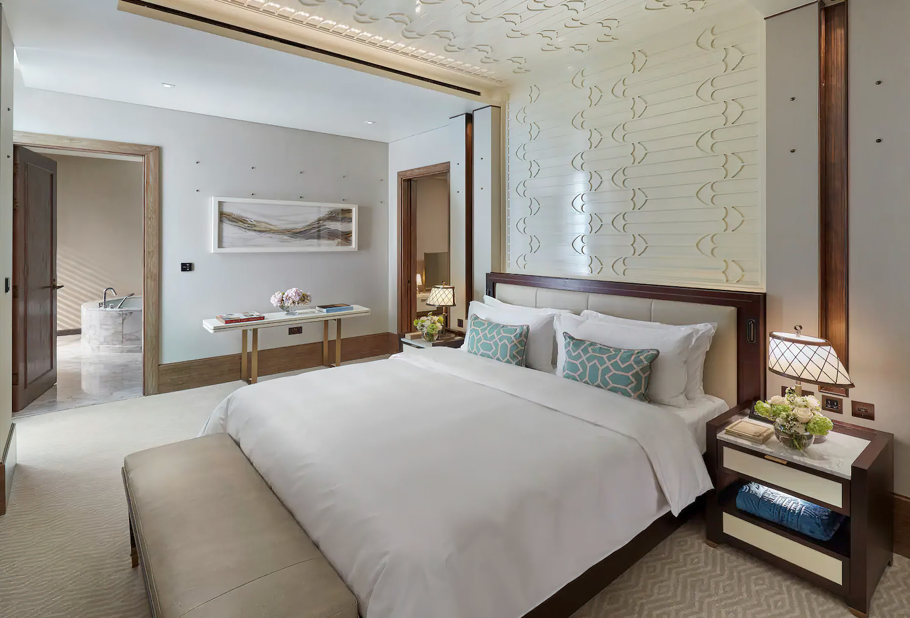 Mandarin Oriental, Doha Hotel – Doha, Qatar – Two Bedroom Premier Suite Bedroom