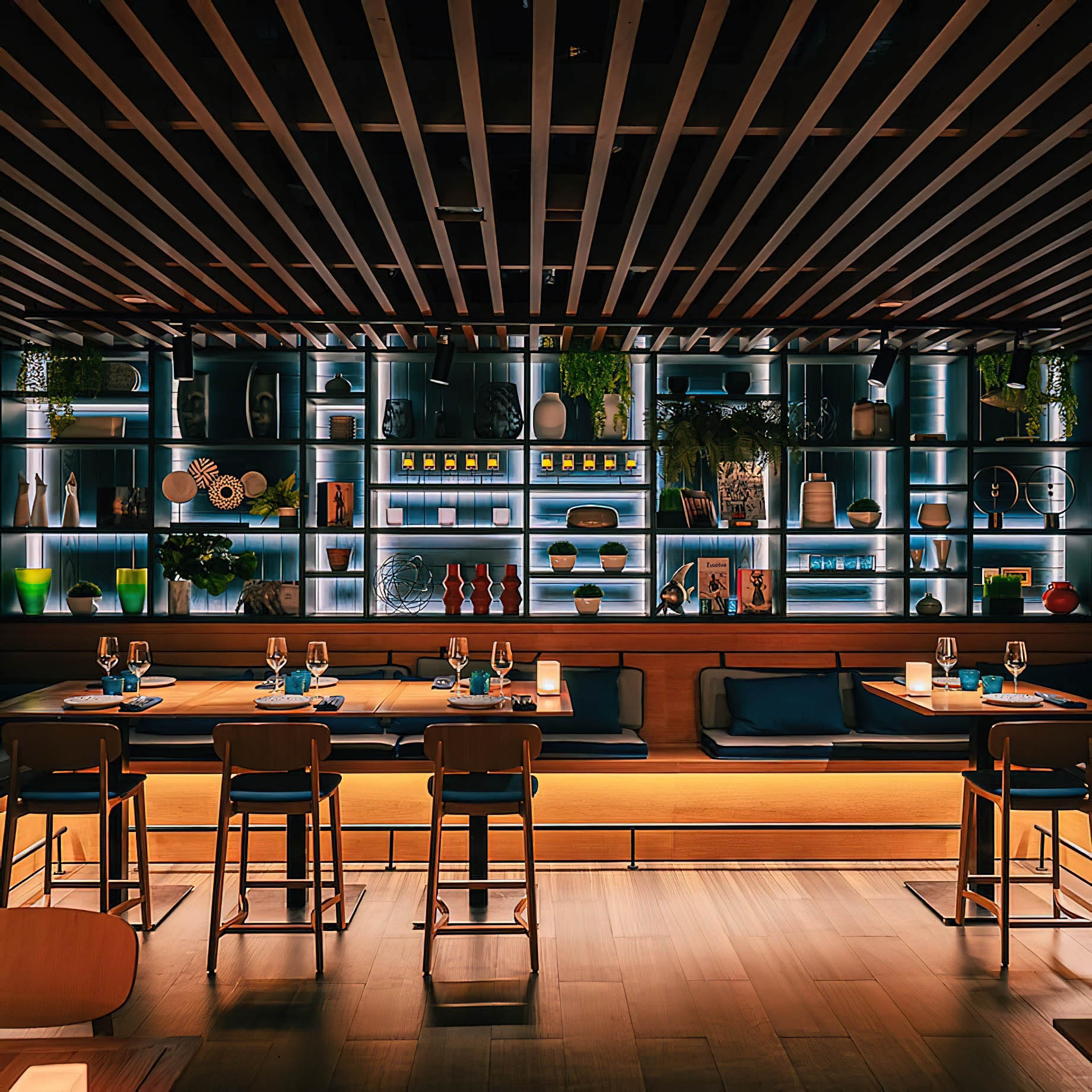 Mandarin Oriental Jumeira, Dubai Resort - Jumeirah, Dubai, UAE - Tasca Restaurant Interior Decor