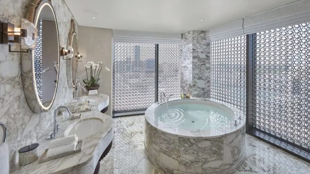 Mandarin Oriental, Doha Hotel - Doha, Qatar - Panoramic Suite Bathroom