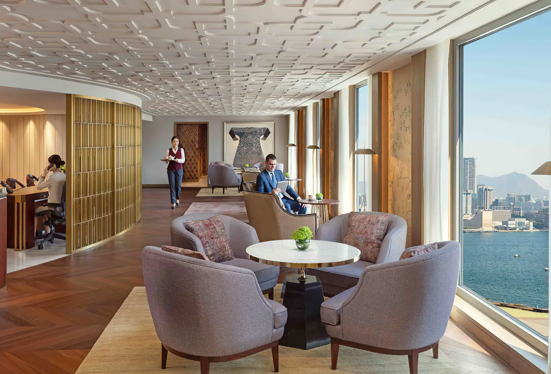 Mandarin Oriental, Hong Kong Hotel - Hong Kong, China - Club Lounge