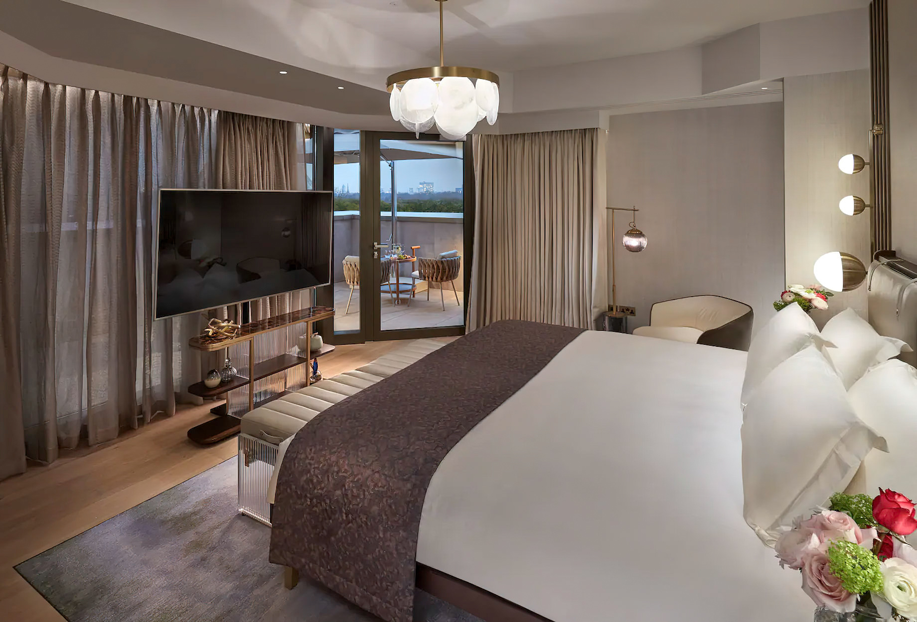 Mandarin Oriental Hyde Park, London Hotel – London, United Kingdom – Oriental Penthouse Bedroom