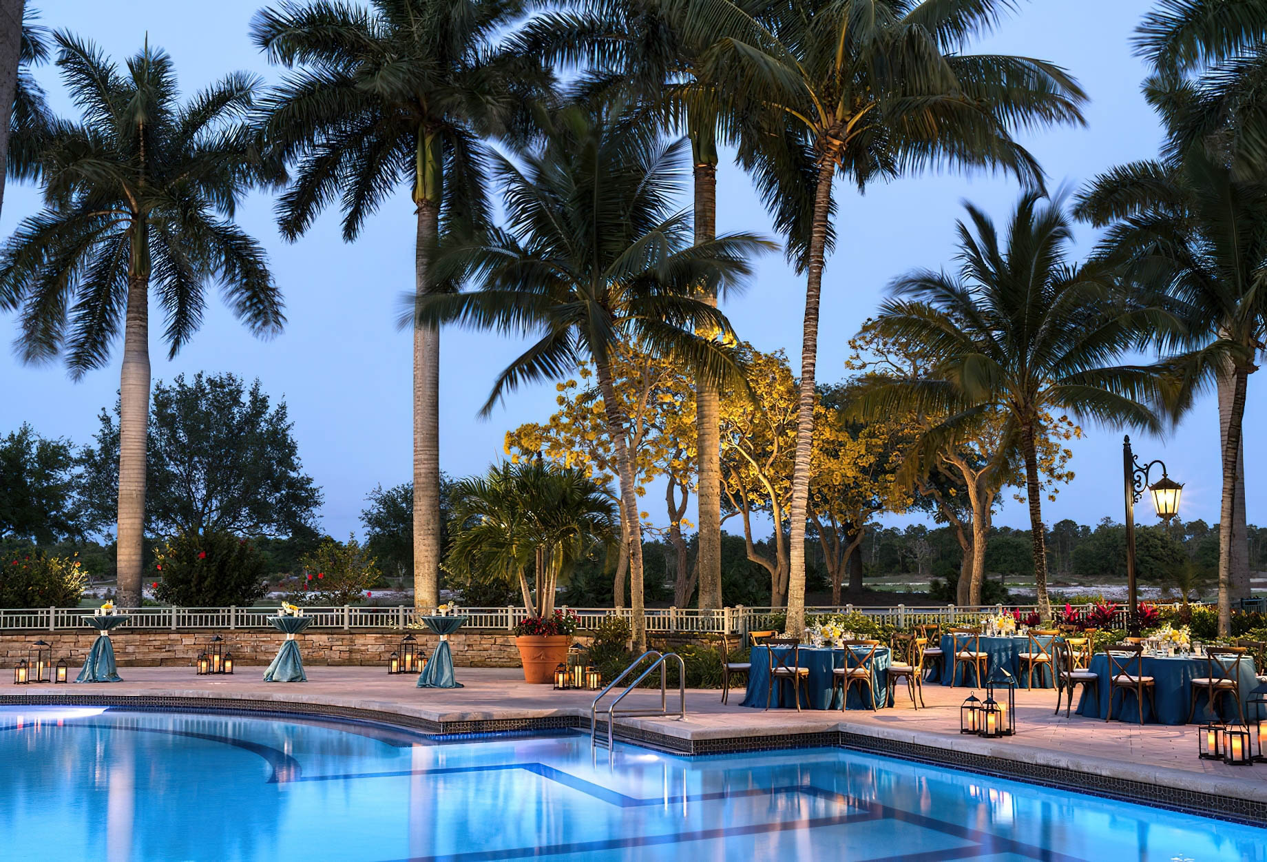 The Ritz-Carlton Golf Resort, Naples – Naples, FL, USA – Outdoor Pool Sunset