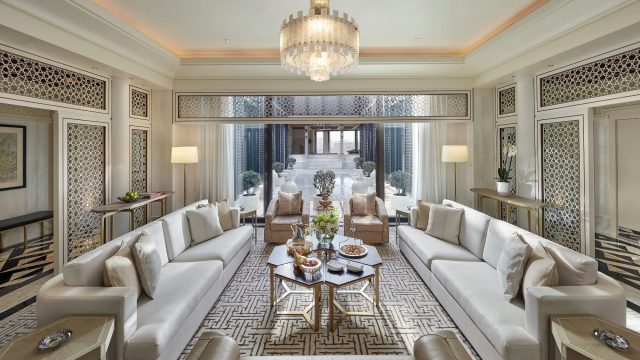 Mandarin Oriental, Doha Hotel - Doha, Qatar - Royal Suite Living Room