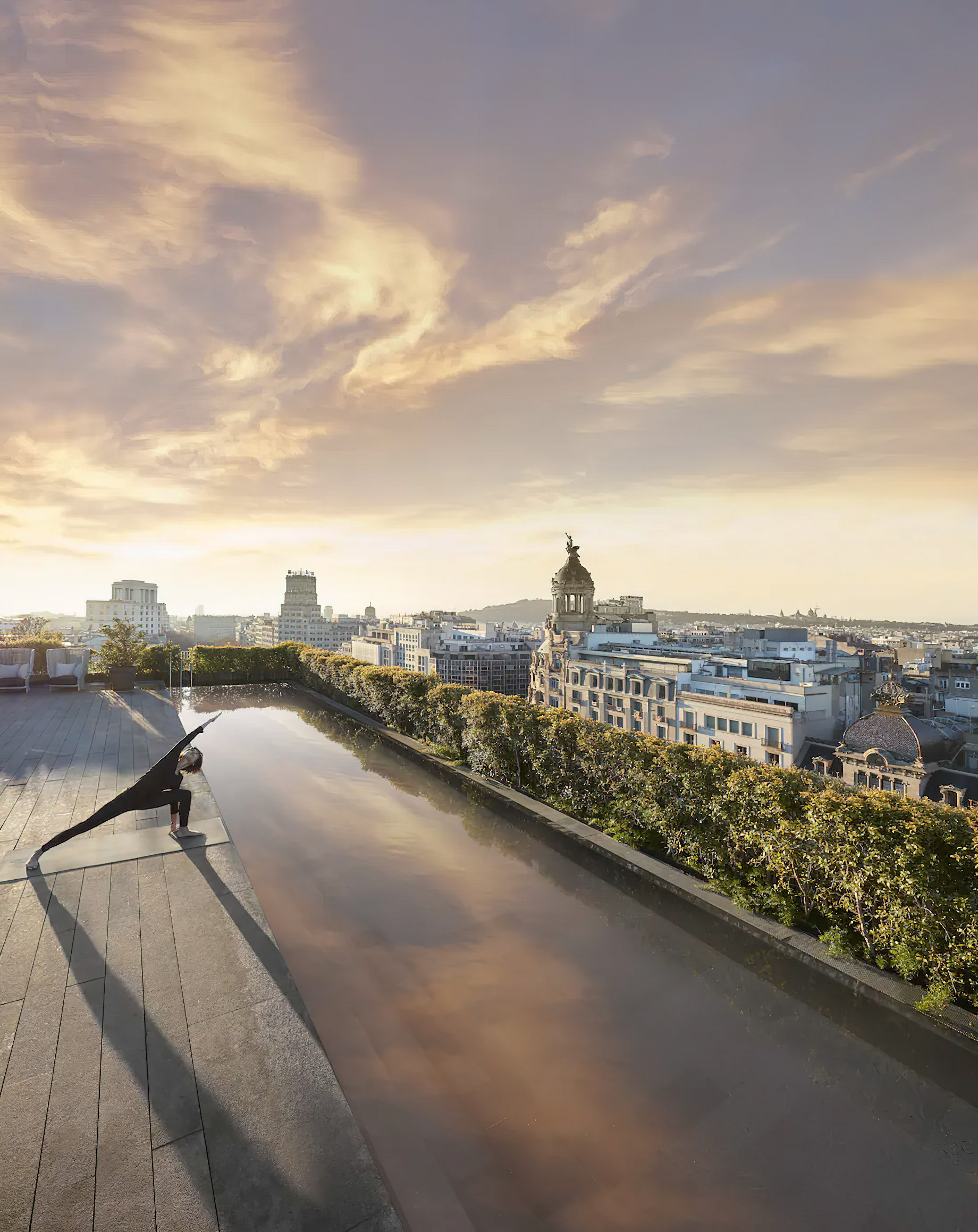 Mandarin Oriental, Barcelona Hotel - Barcelona, Spain - Spa Rooftop Yoga