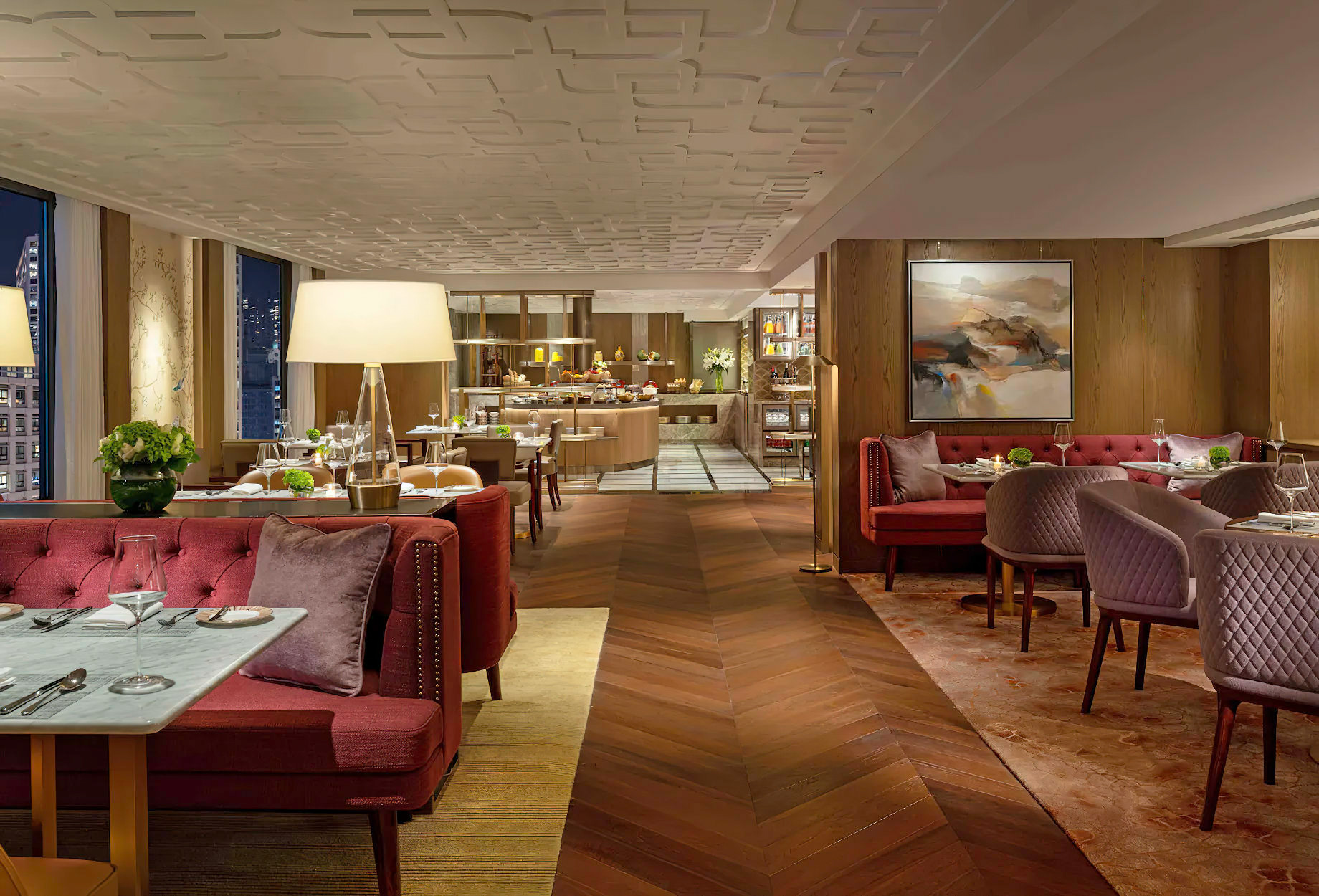 Mandarin Oriental, Hong Kong Hotel – Hong Kong, China – Club Lounge Dining