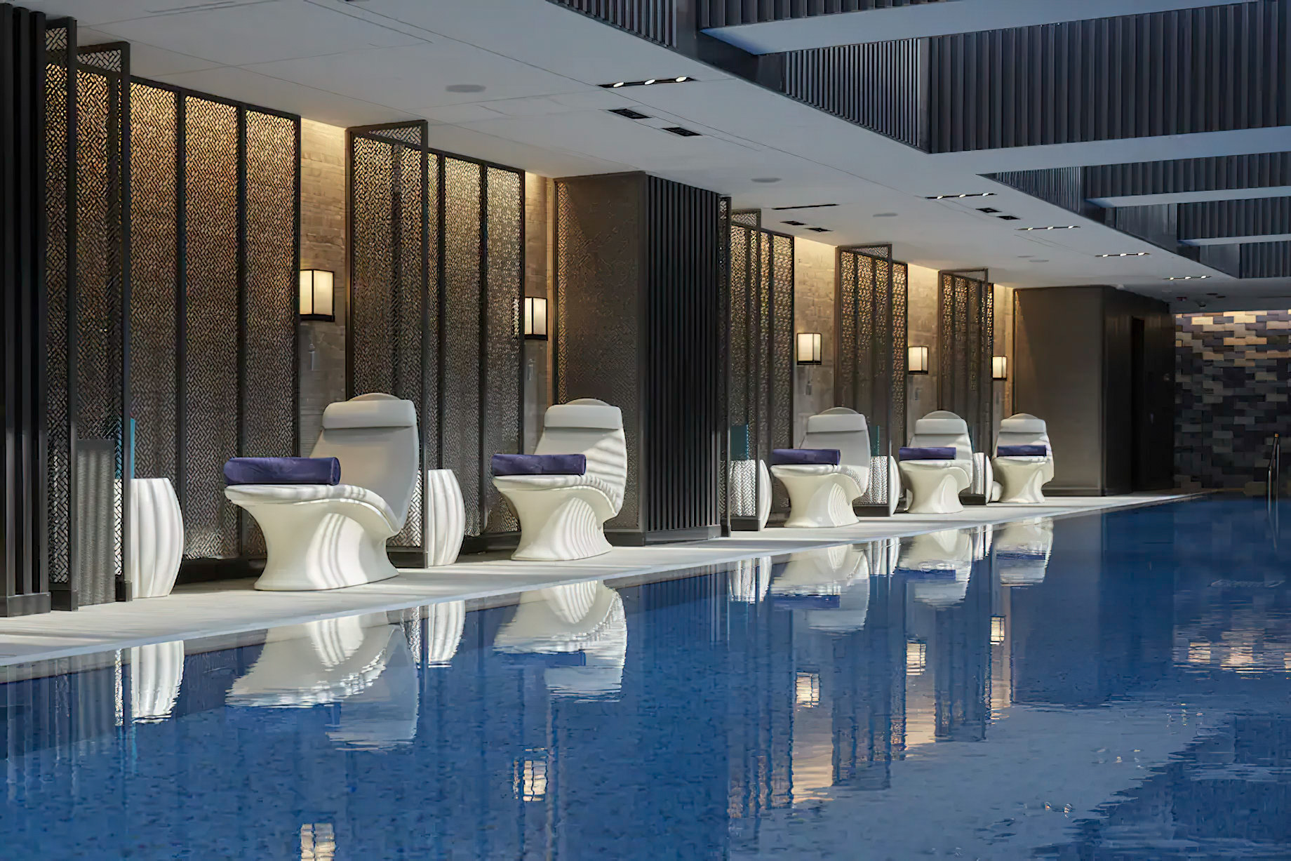 Mandarin Oriental Wangfujing, Beijing Hotel – Beijing, China – Spa Pool