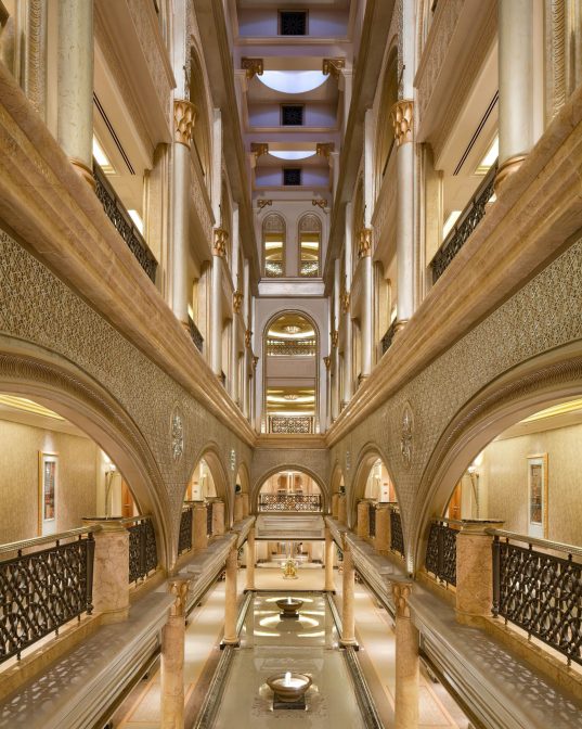 Emirates Palace Abu Dhabi Hotel - Abu Dhabi, UAE - Guest Room and Suite Atrium