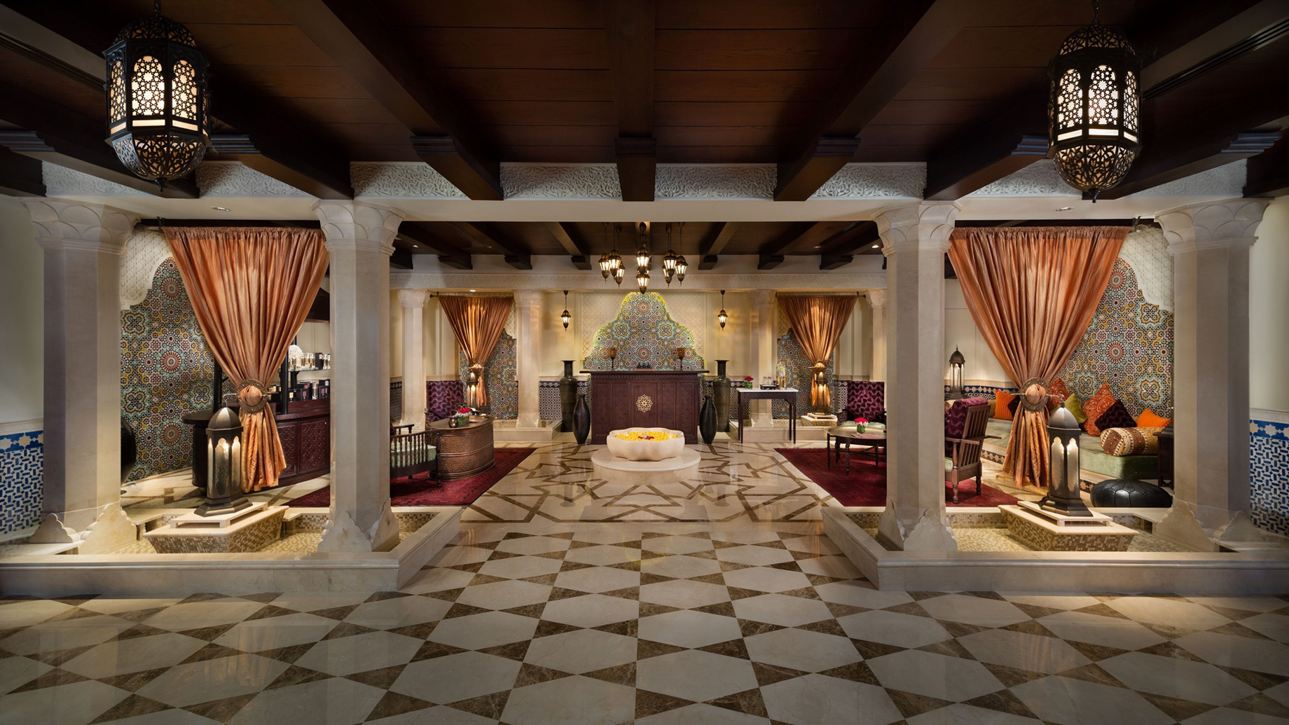Emirates Palace Abu Dhabi Hotel – Abu Dhabi, UAE – Spa Reception
