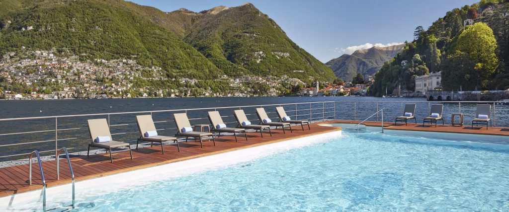 Mandarin Oriental, Lago di Como Hotel - Lake Como, Italy - Outdoor Pool Deck