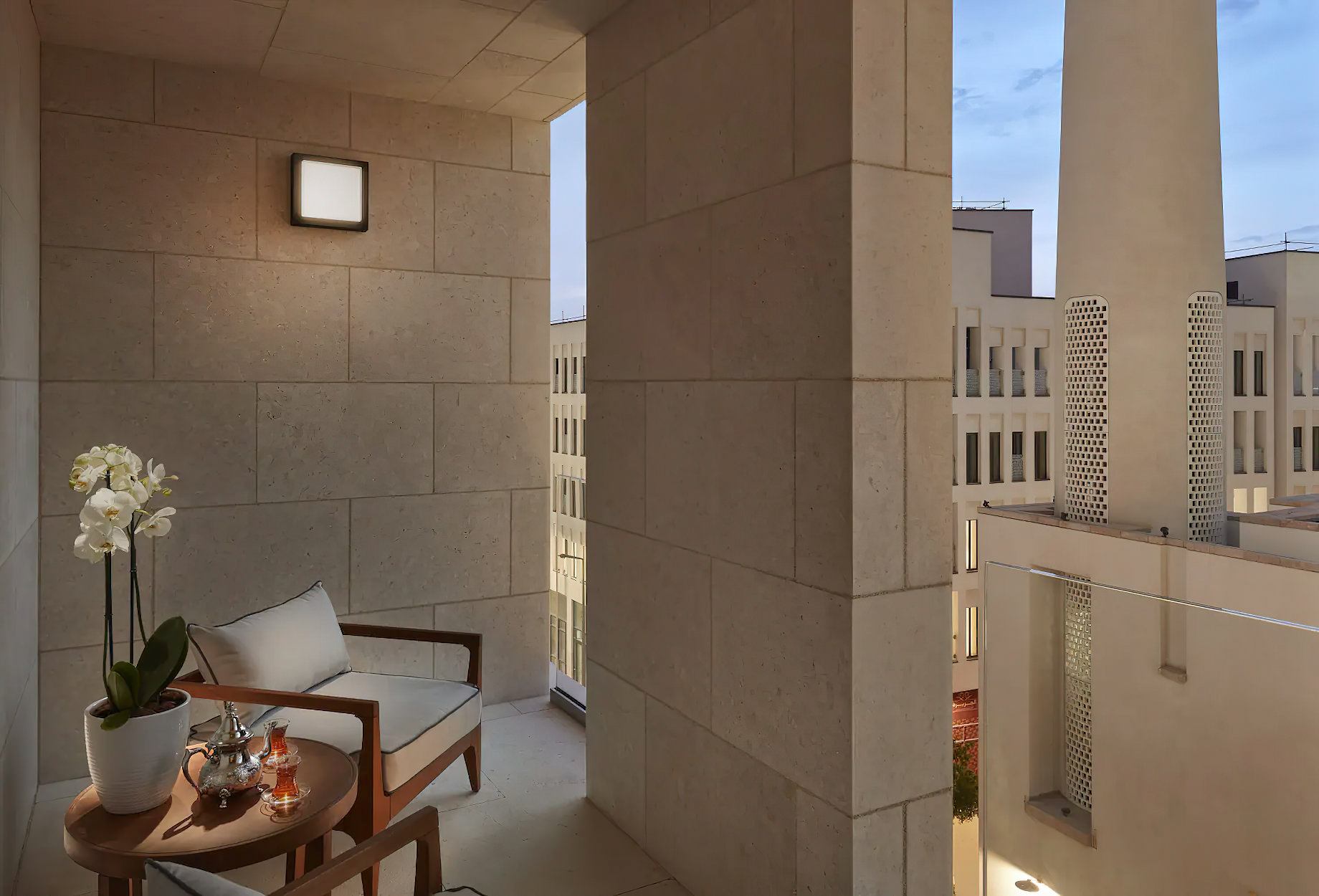Mandarin Oriental, Doha Hotel – Doha, Qatar – Guest Suite Balcony