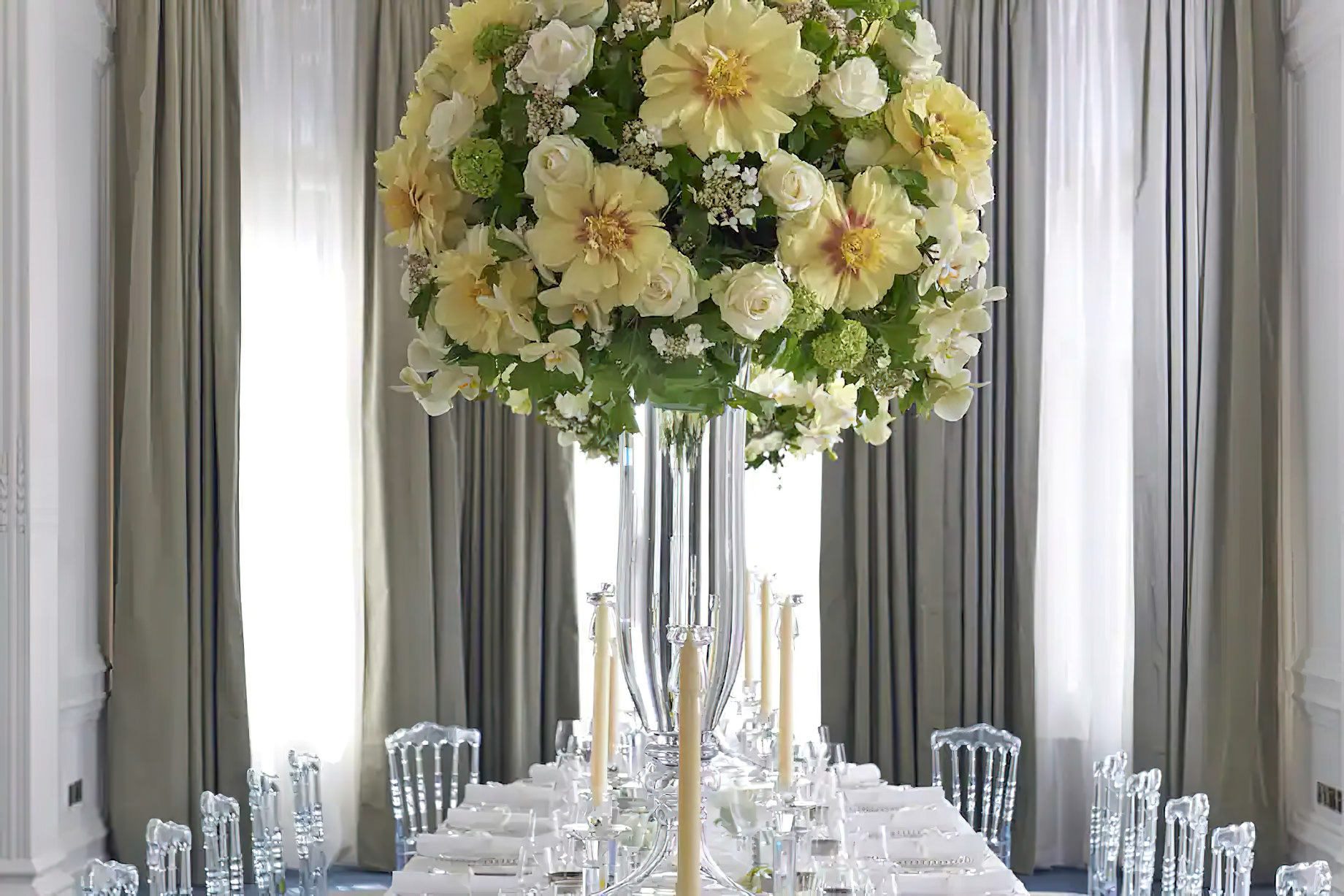 Mandarin Oriental Hyde Park, London Hotel - London, United Kingdom - Banquet Table