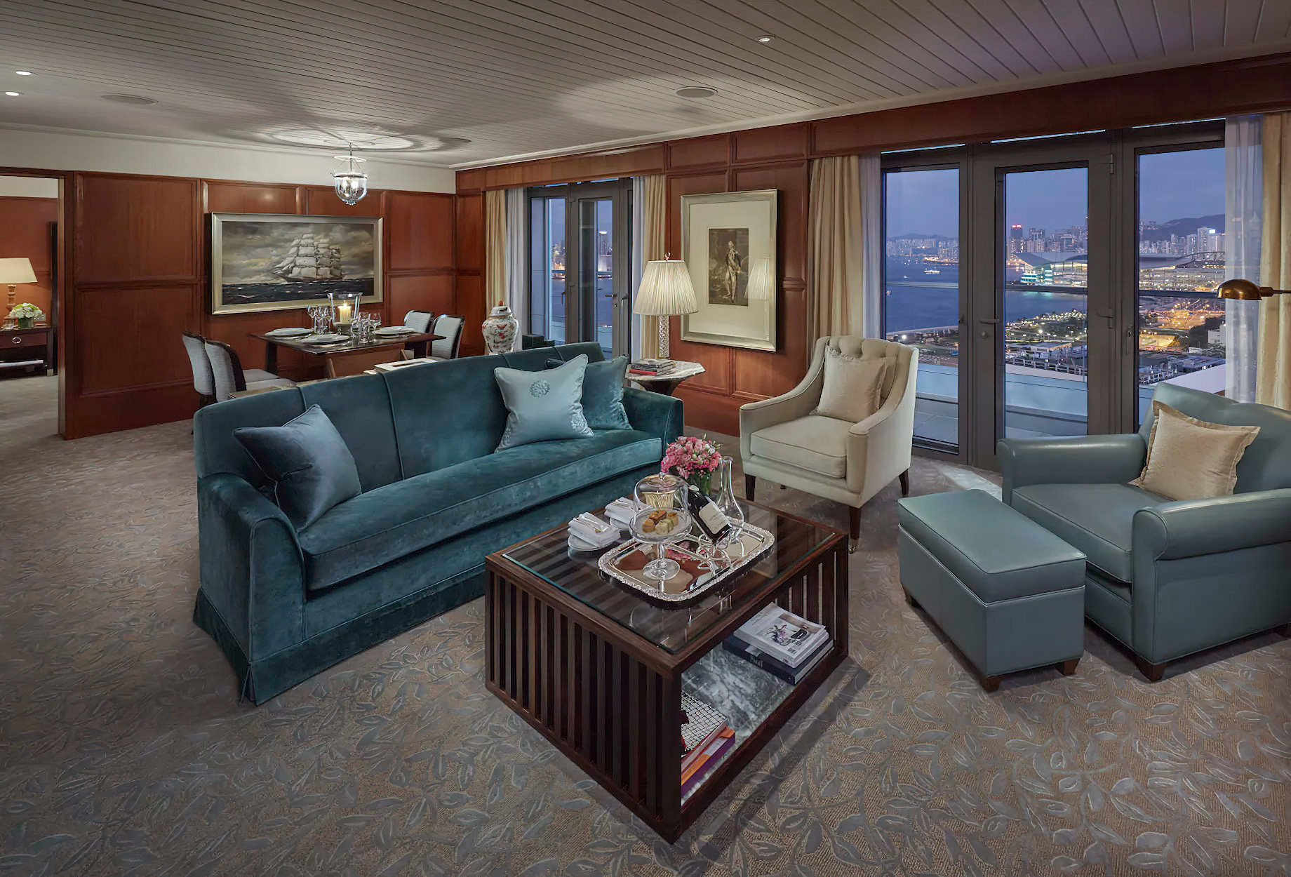 Mandarin Oriental, Hong Kong Hotel – Hong Kong, China – Tamar Suite Living Room