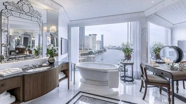 Mandarin Oriental, Bangkok Hotel - Bangkok, Thailand - Oriental Two Bedroom Suite Bathroom