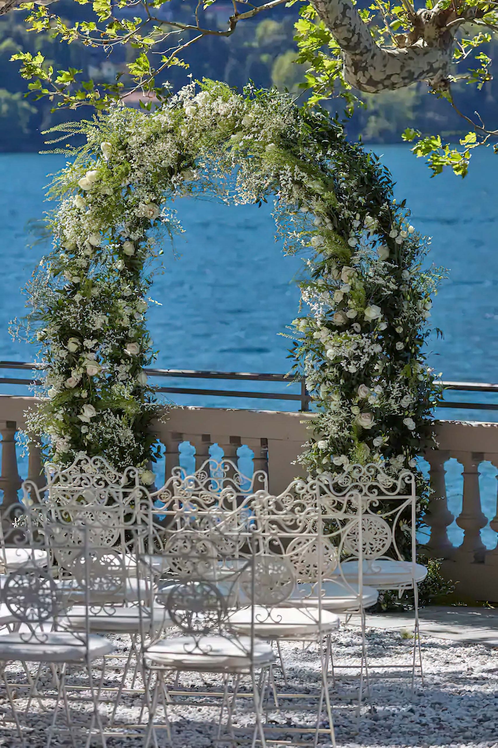 Mandarin Oriental, Lago di Como Hotel – Lake Como, Italy – Exterior Ampitheatre Wedding