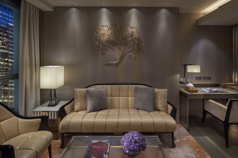 The Landmark Mandarin Oriental, Hong Kong Hotel - Hong Kong, China - L600 Deluxe Room Living Area