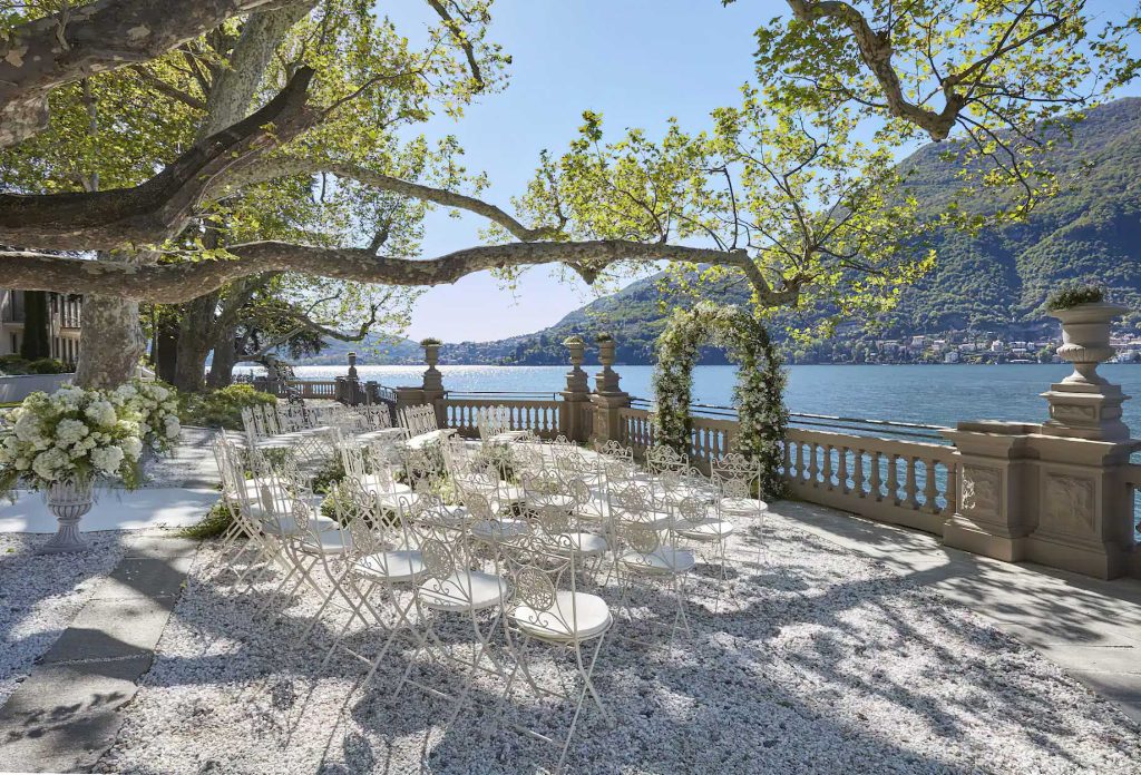 Mandarin Oriental, Lago di Como Hotel - Lake Como, Italy - Exterior Ampitheatre Wedding