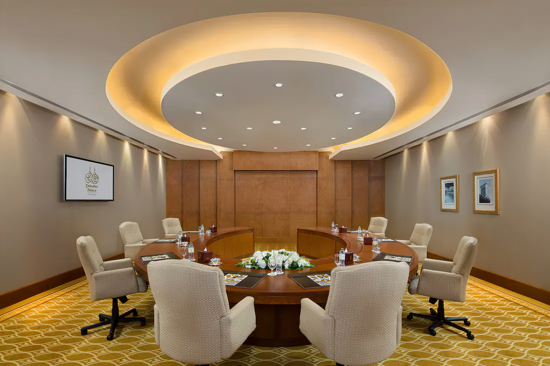 Emirates Palace Abu Dhabi Hotel – Abu Dhabi, UAE – Boardroom