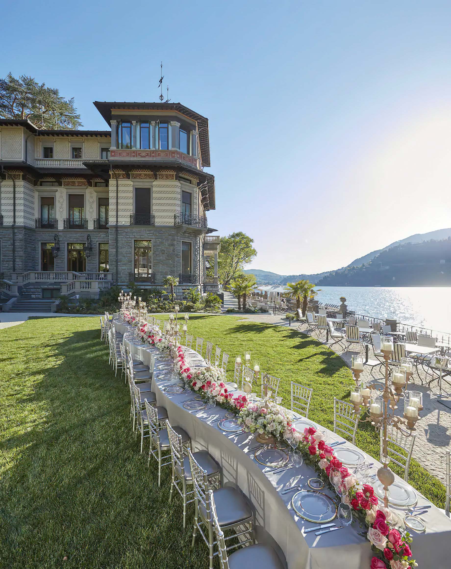 Mandarin Oriental, Lago di Como Hotel – Lake Como, Italy – Exterior Lawn Wedding